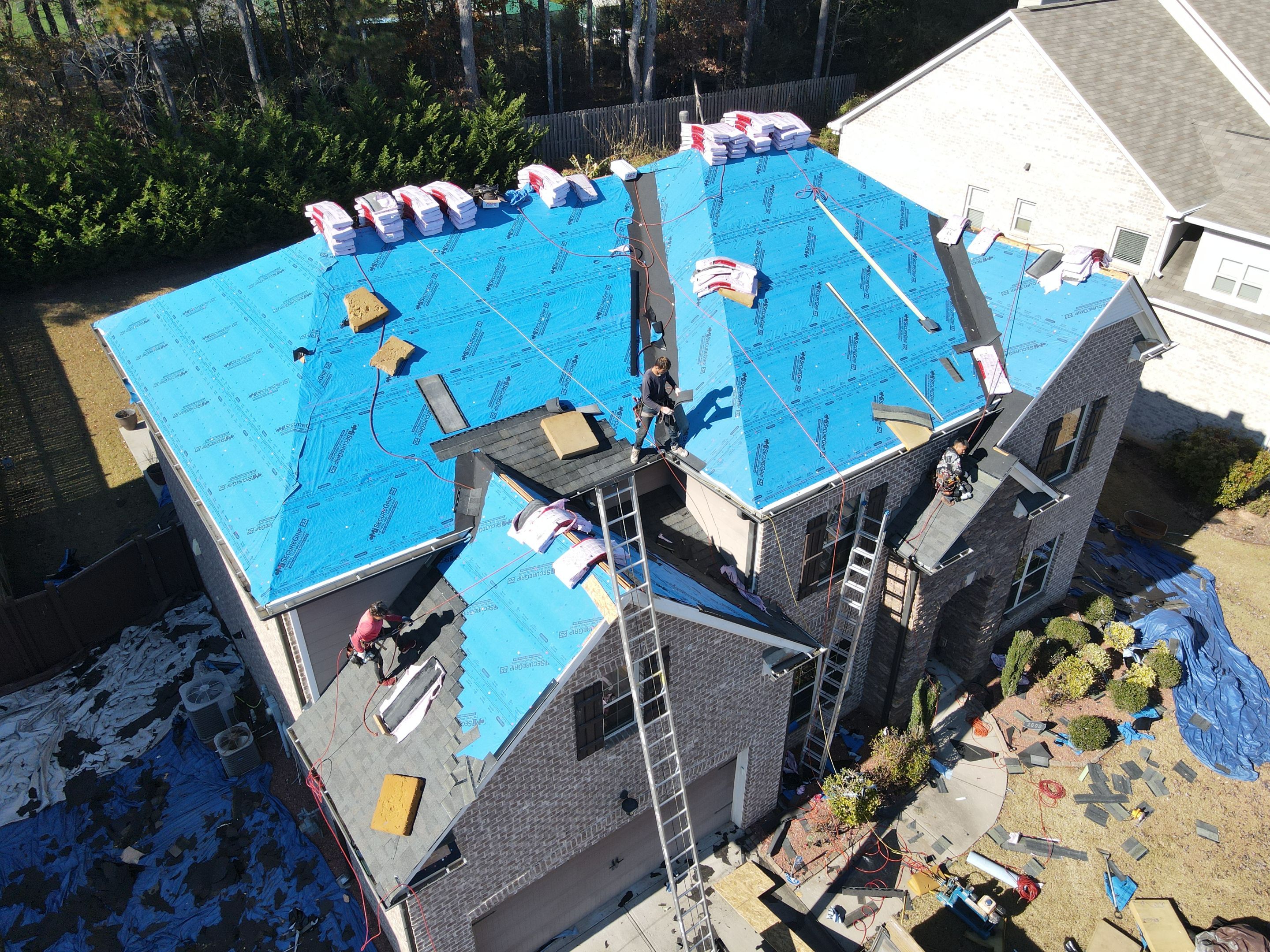 Residential Roofing Installation using Owens Corning by Inspector Roofing and Restoration