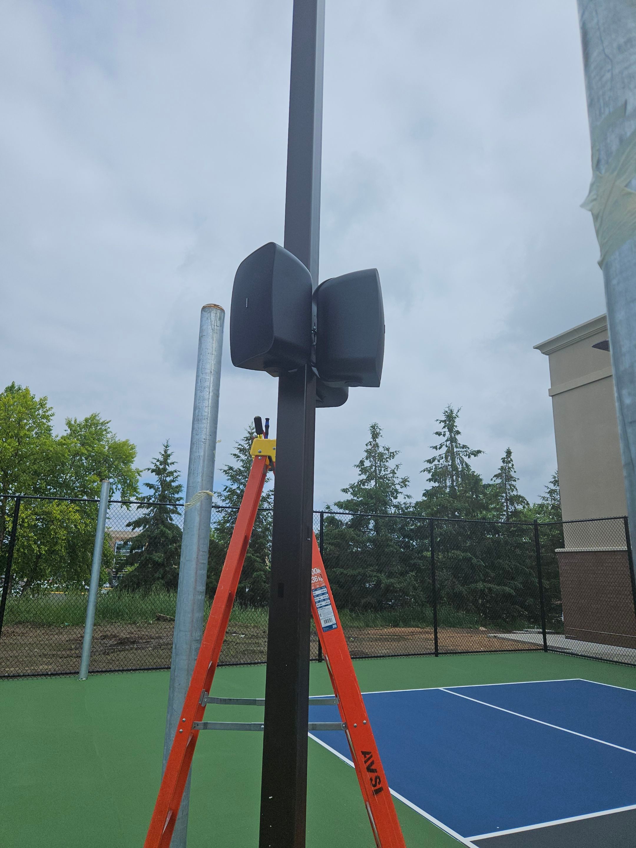 Pickleball Court Audio install by AVSi