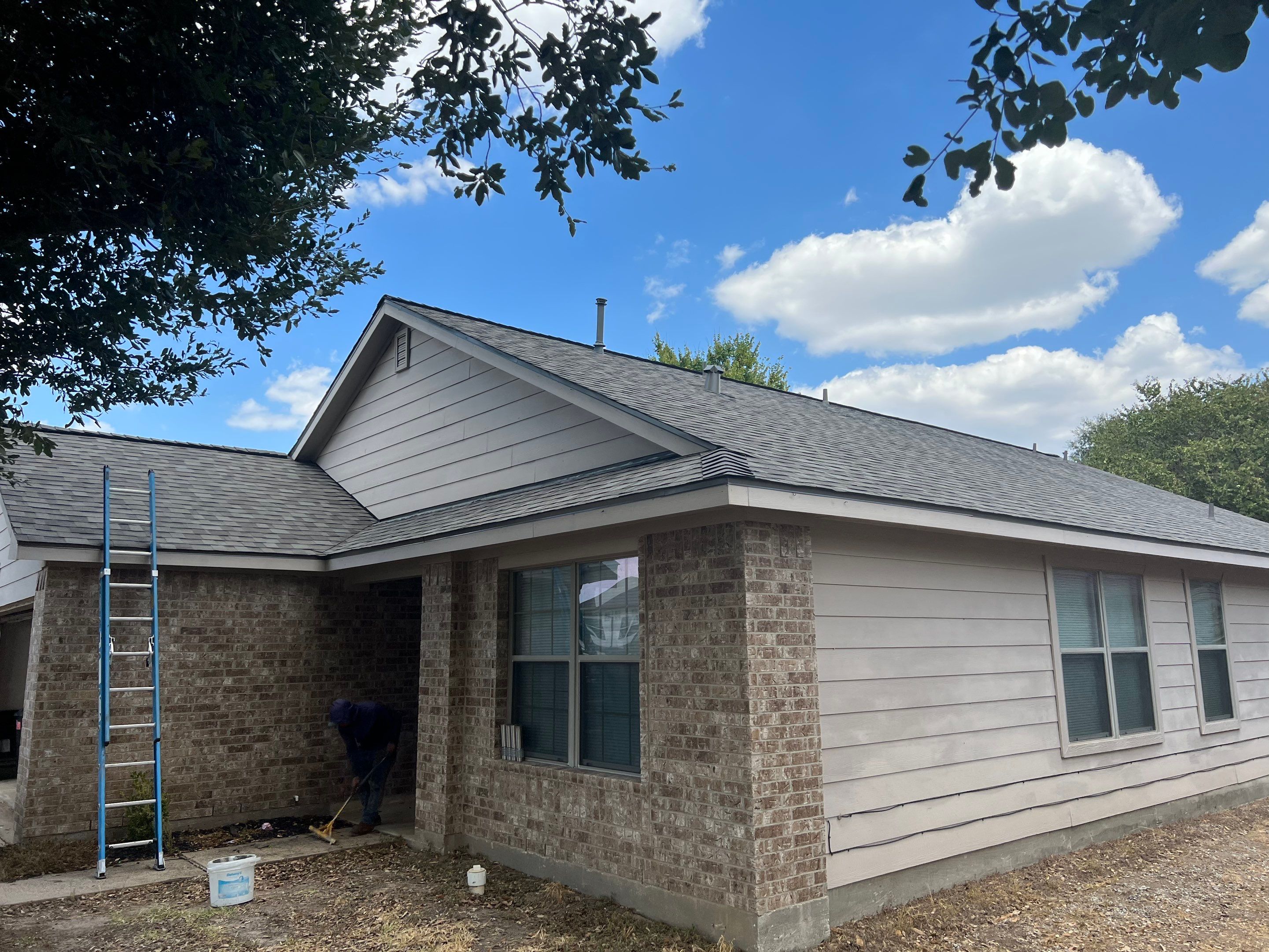 AMIG approved this roof for wind damage, fascia painting, and window work. by Roof Repair Company