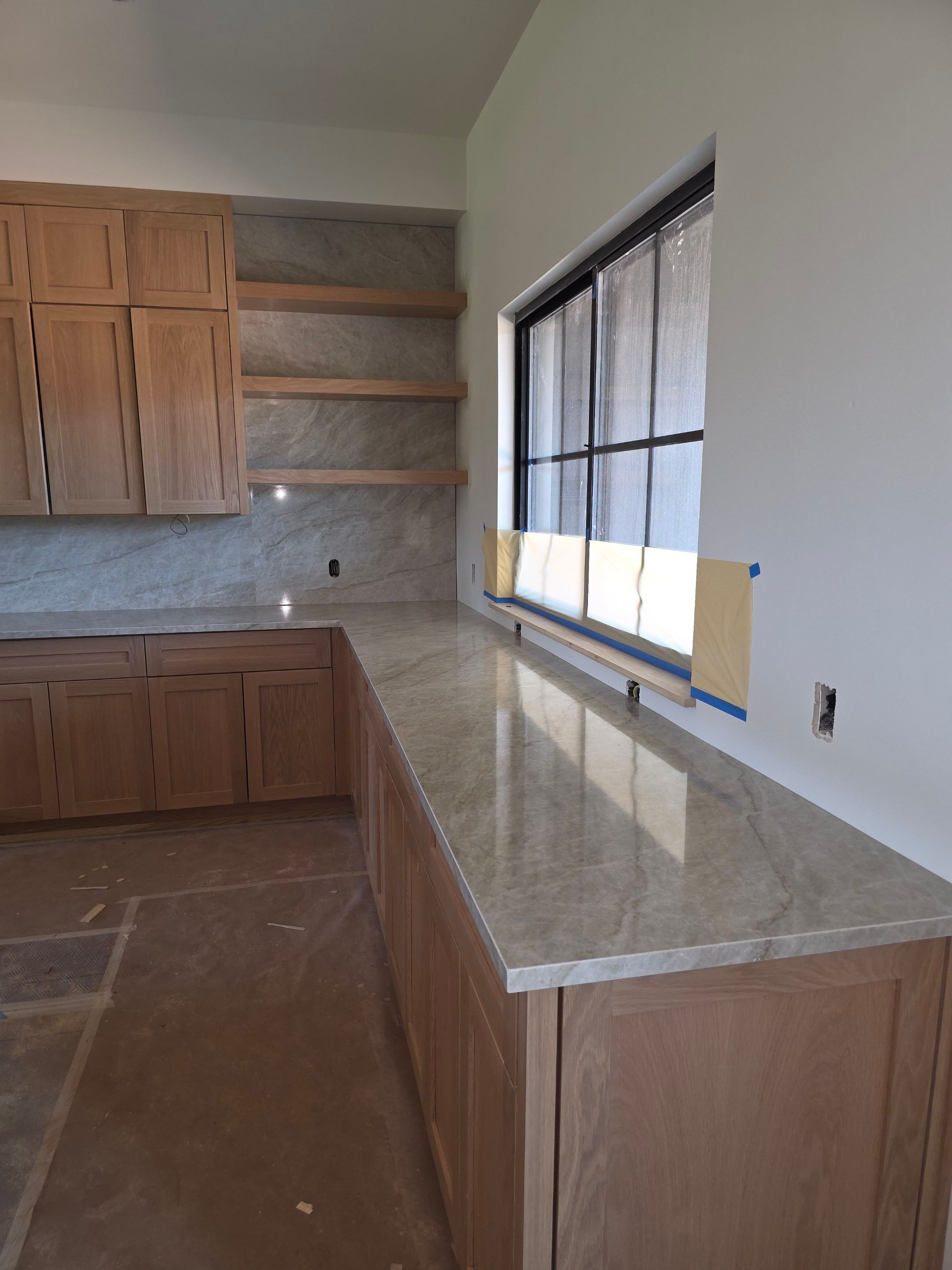 Custom Kitchen Cabinetry and Stone Countertop Installation in Yukon by TNT Countertops