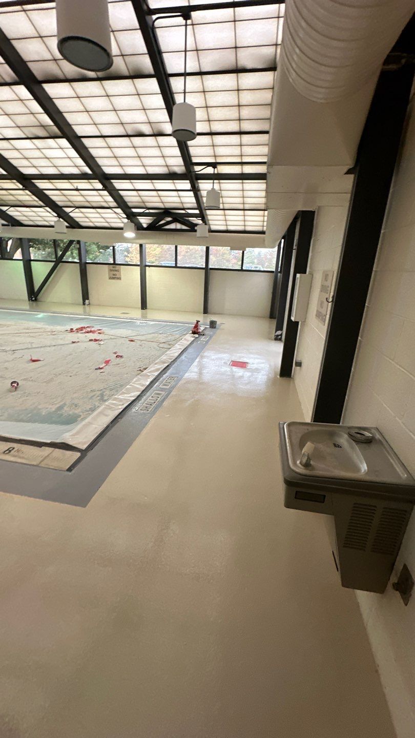 Hotel Pool Deck Project in Cranberry Township by Floors in a Day, Inc