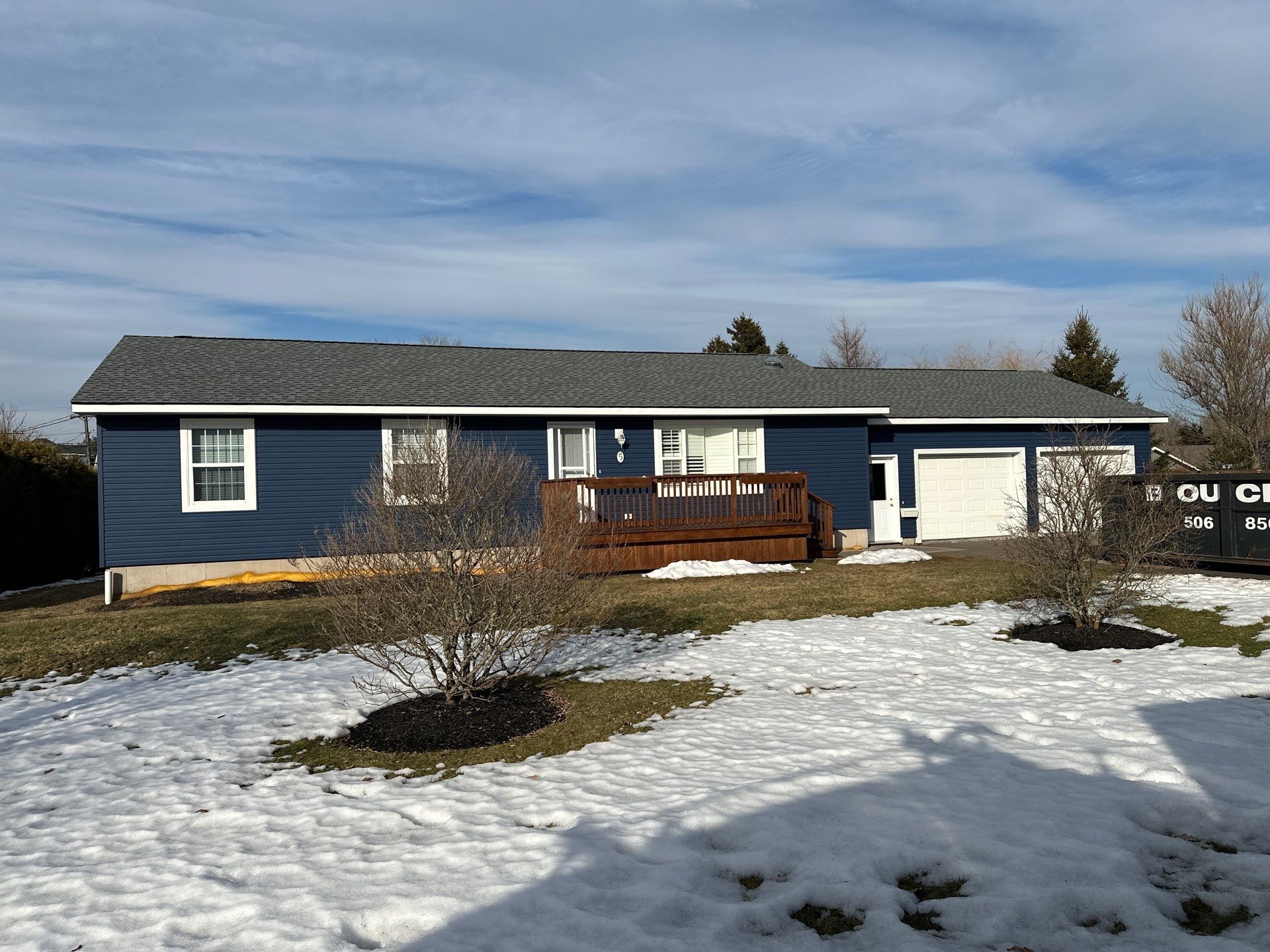 Siding Installation using Kaycan - Nordic Blue - Da Vinci Collection by Artisan Roofing & Home Improvements Inc.