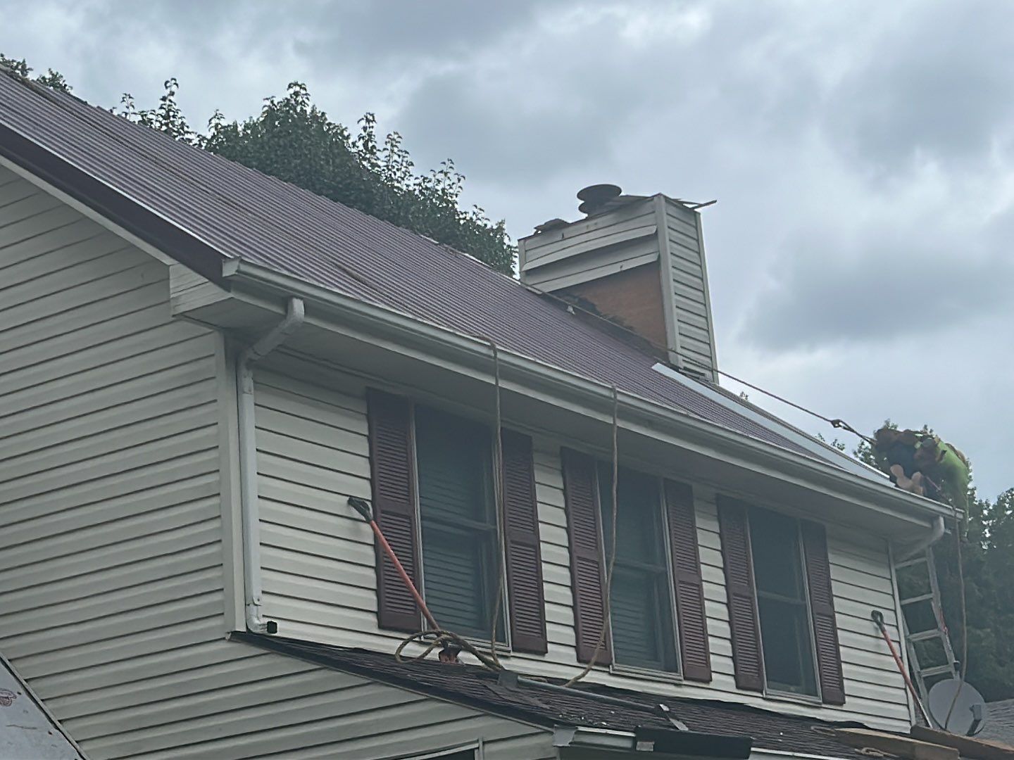 Residential Roofing Installation using Metal by Mr. Roofer