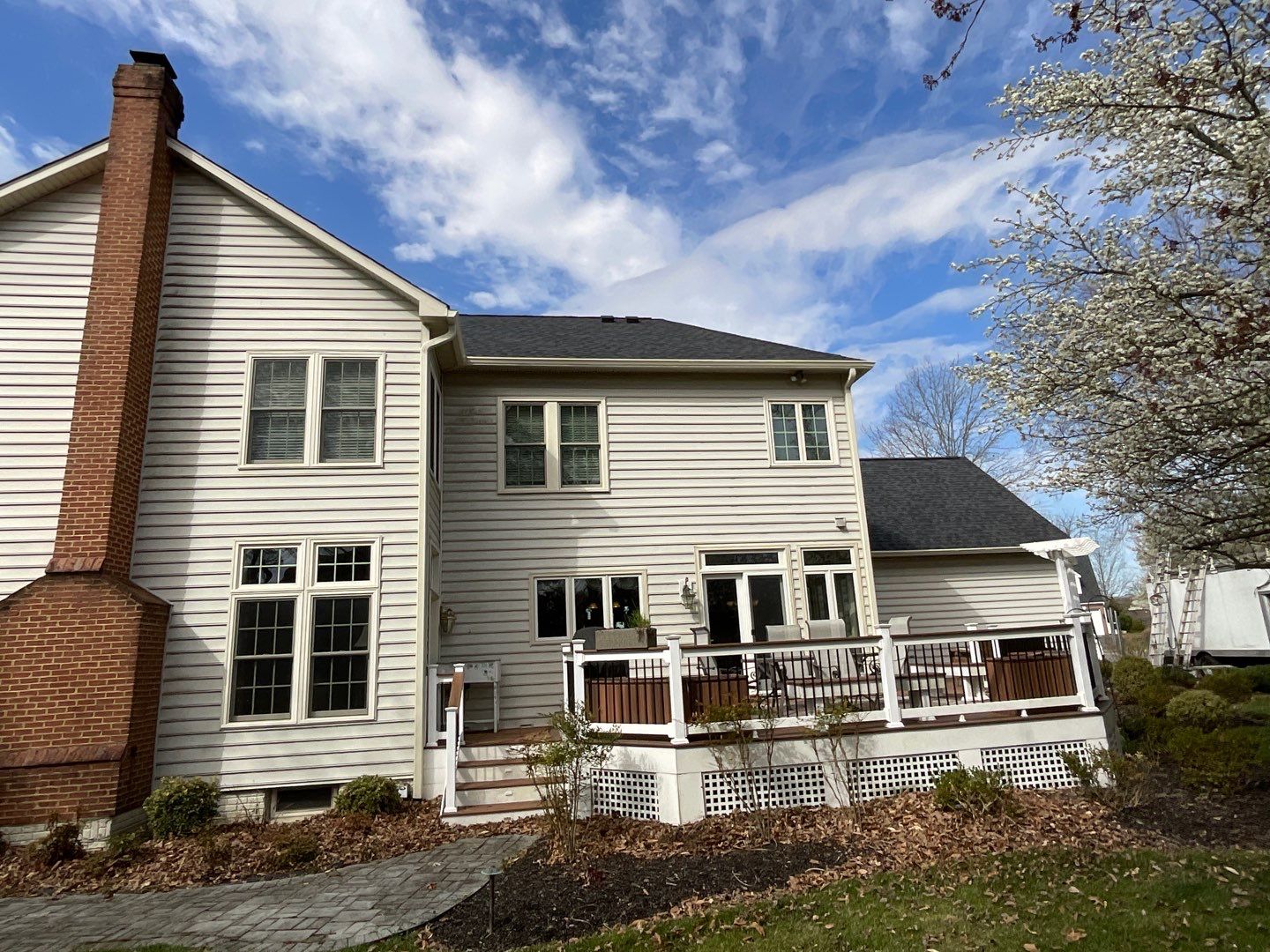 New Roof Installation & New Gutters and downspouts  by Alpha Design Services