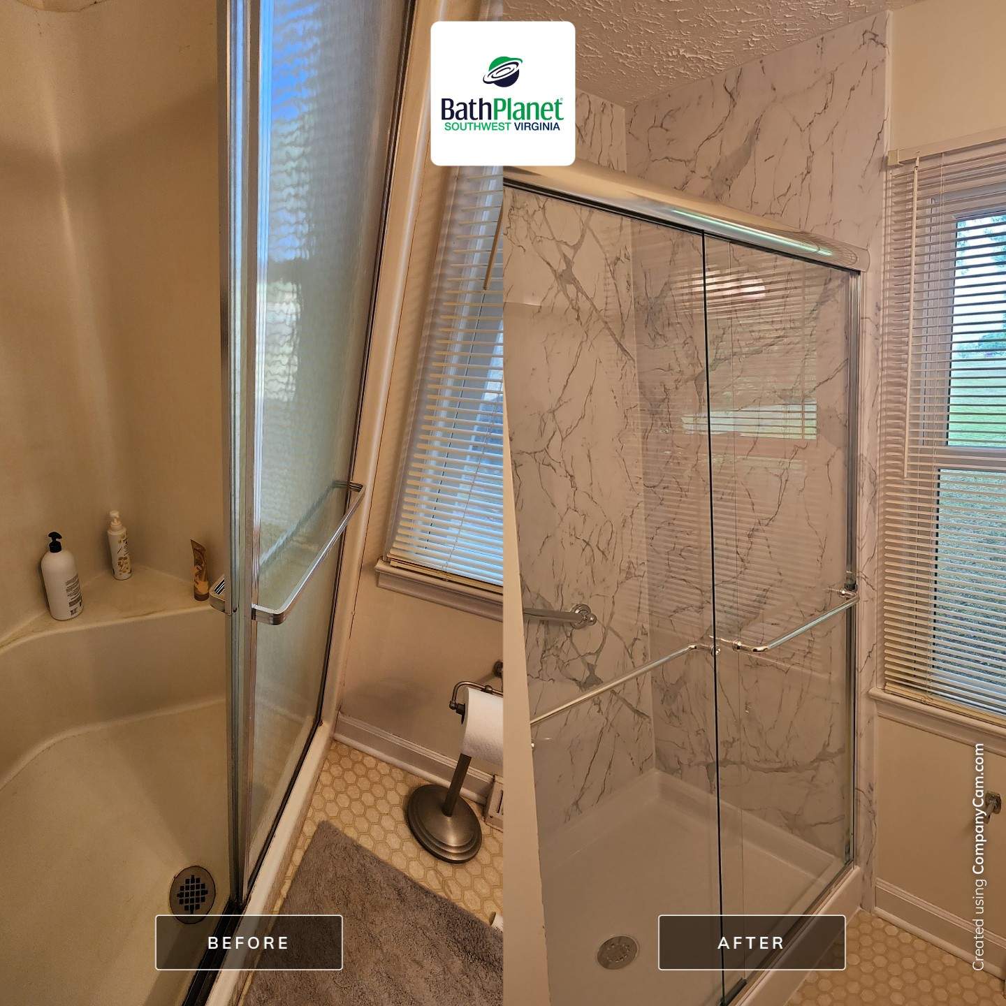 Shower Upgrade by BathPlanet SW Virginia