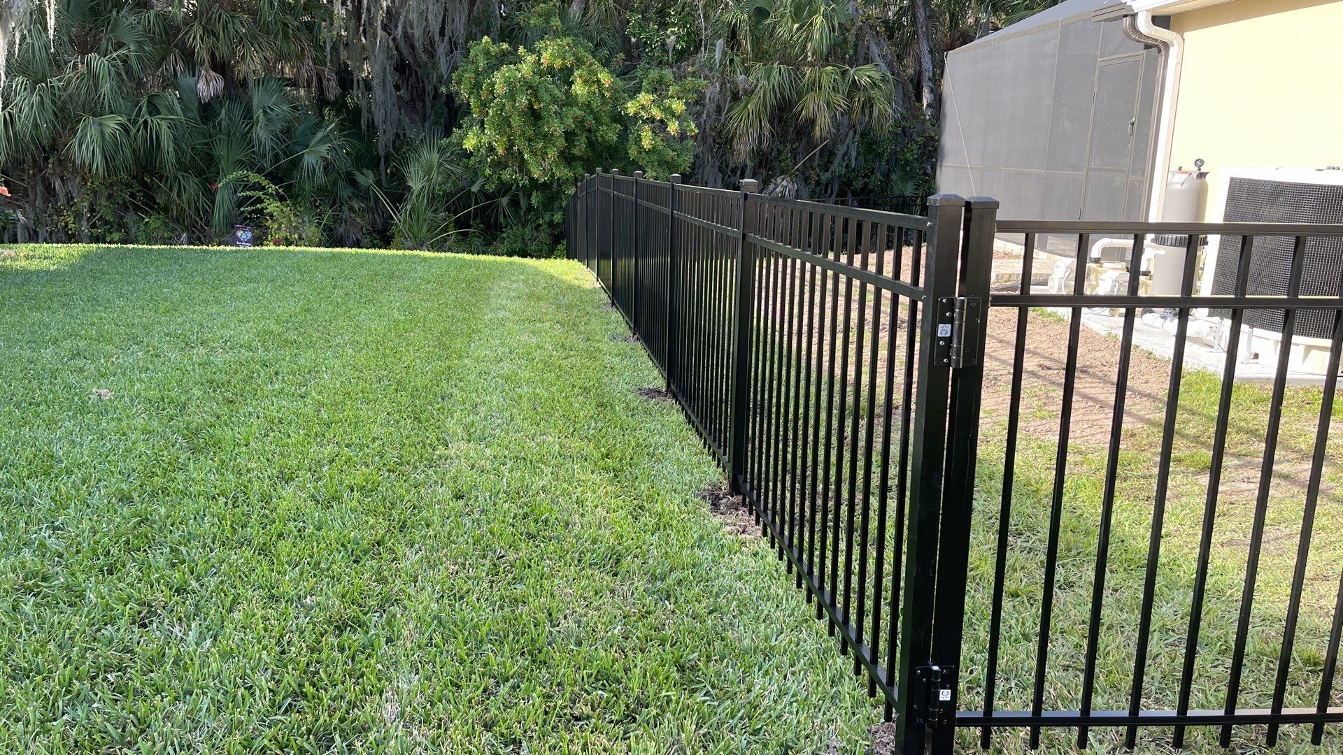 Parrish, FL  4 ft. Tall 3-Rail Black Aluminum Install  by Asap fence and gates, LLC