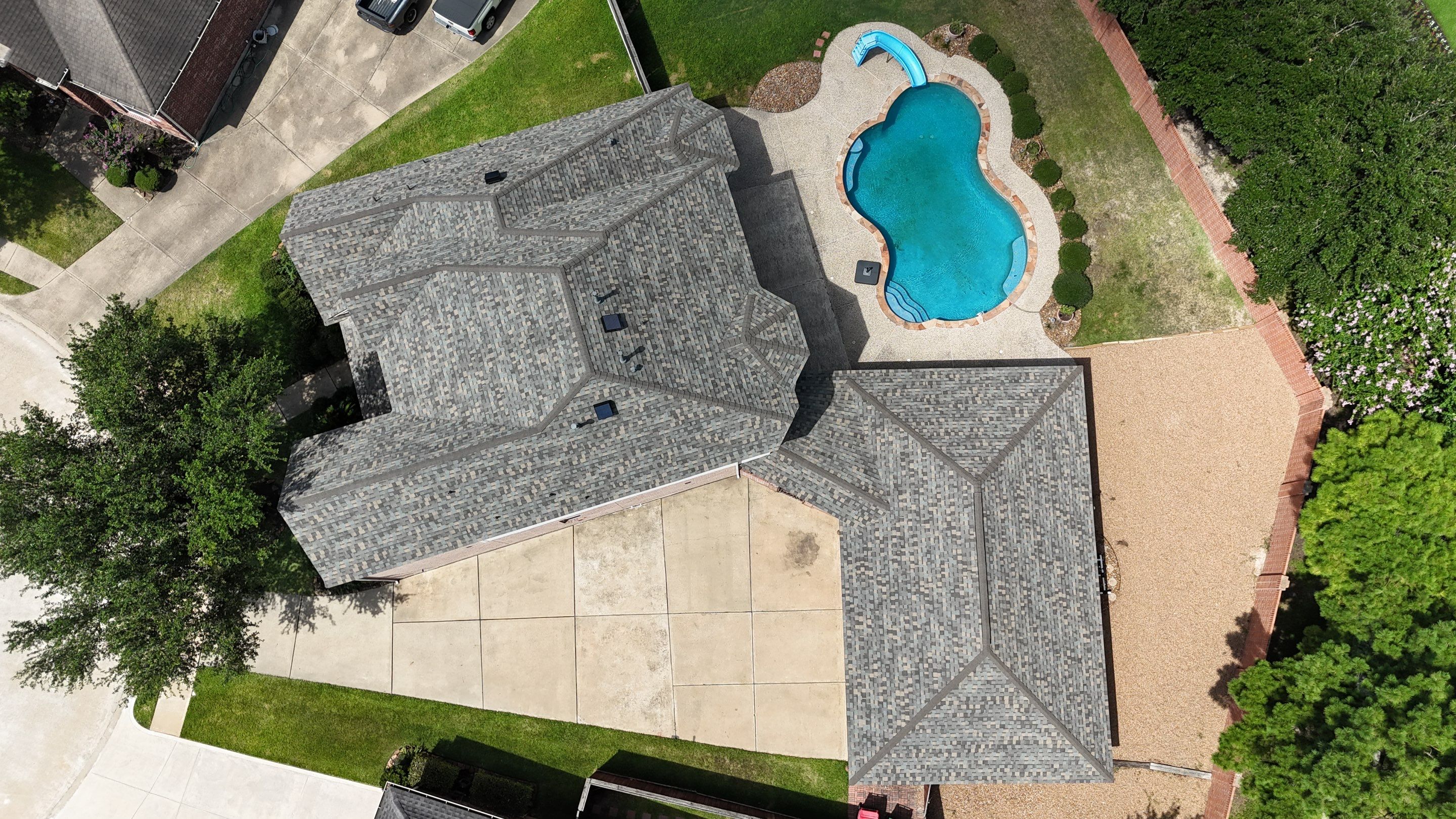 Residential Roofing Installation using IKO Nordic in Cypress by Core Four Roofing