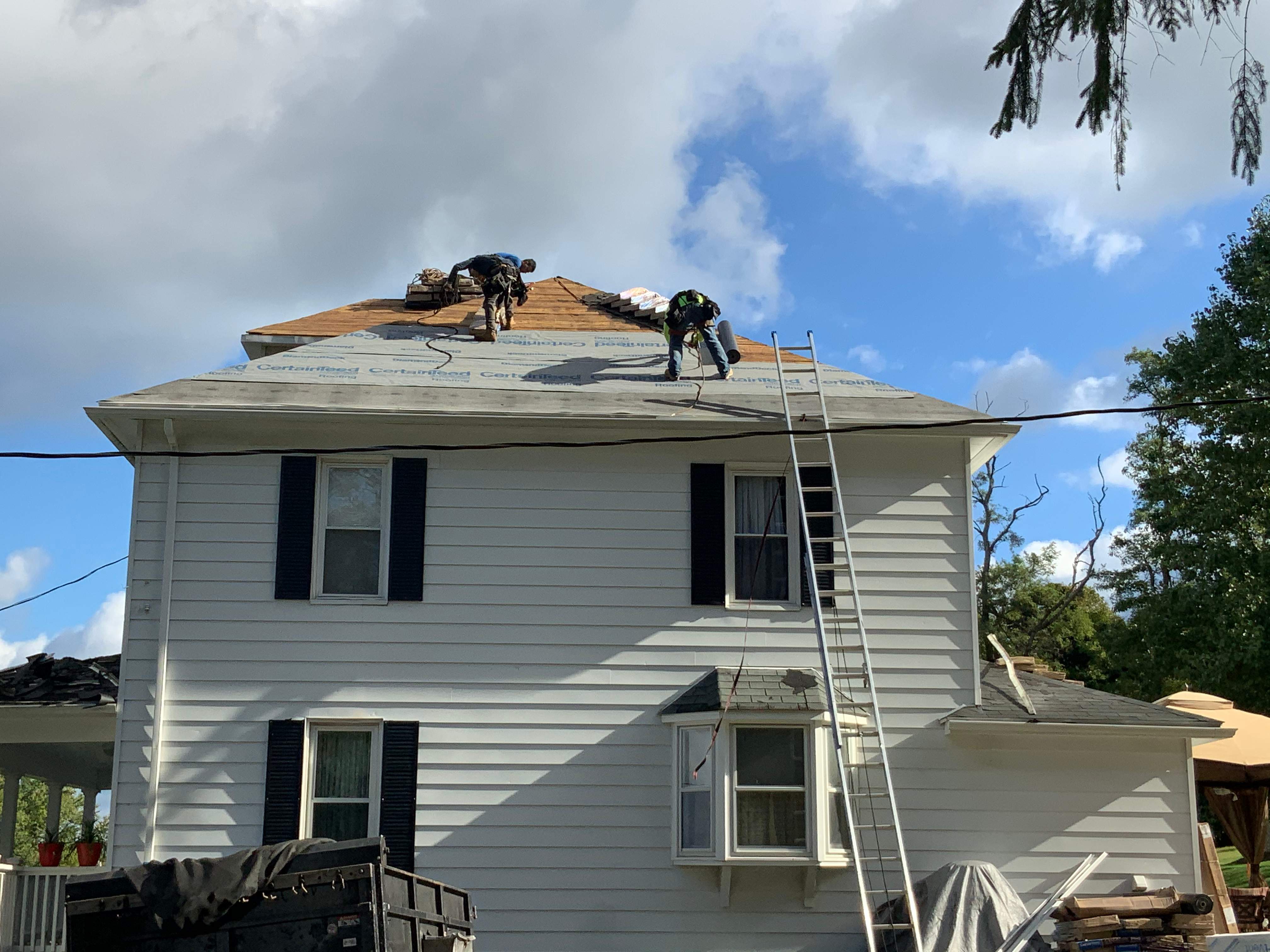 Residential Roofing Installation using Max Def Resawn Shake by Alpha Design Services