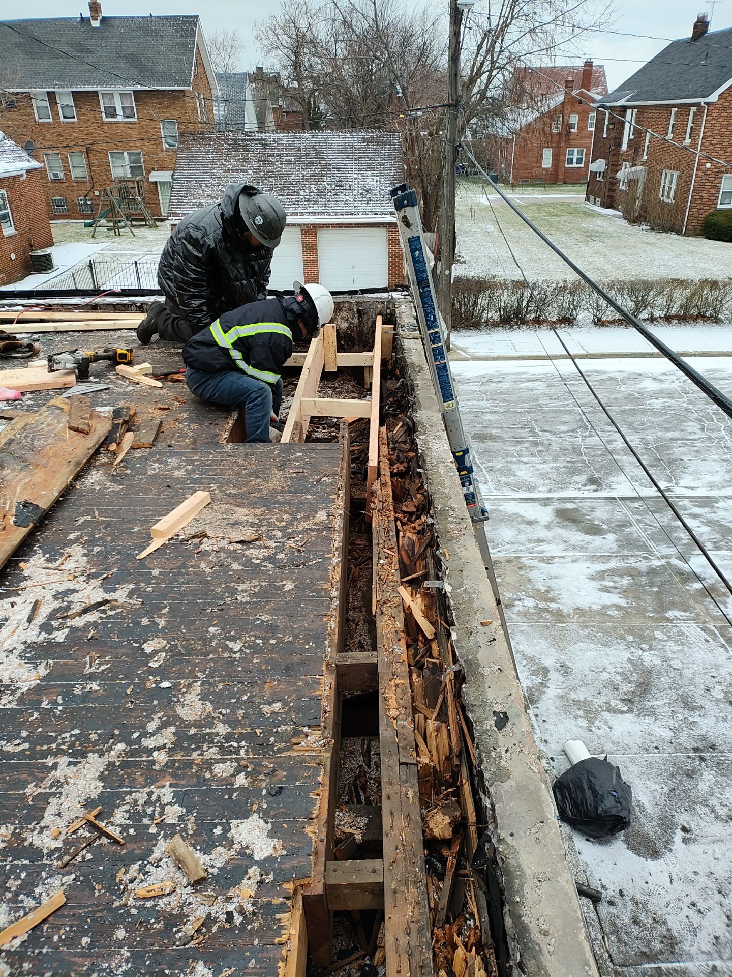 Commercial Roofing using TPO by Absolute Roofing and Construction