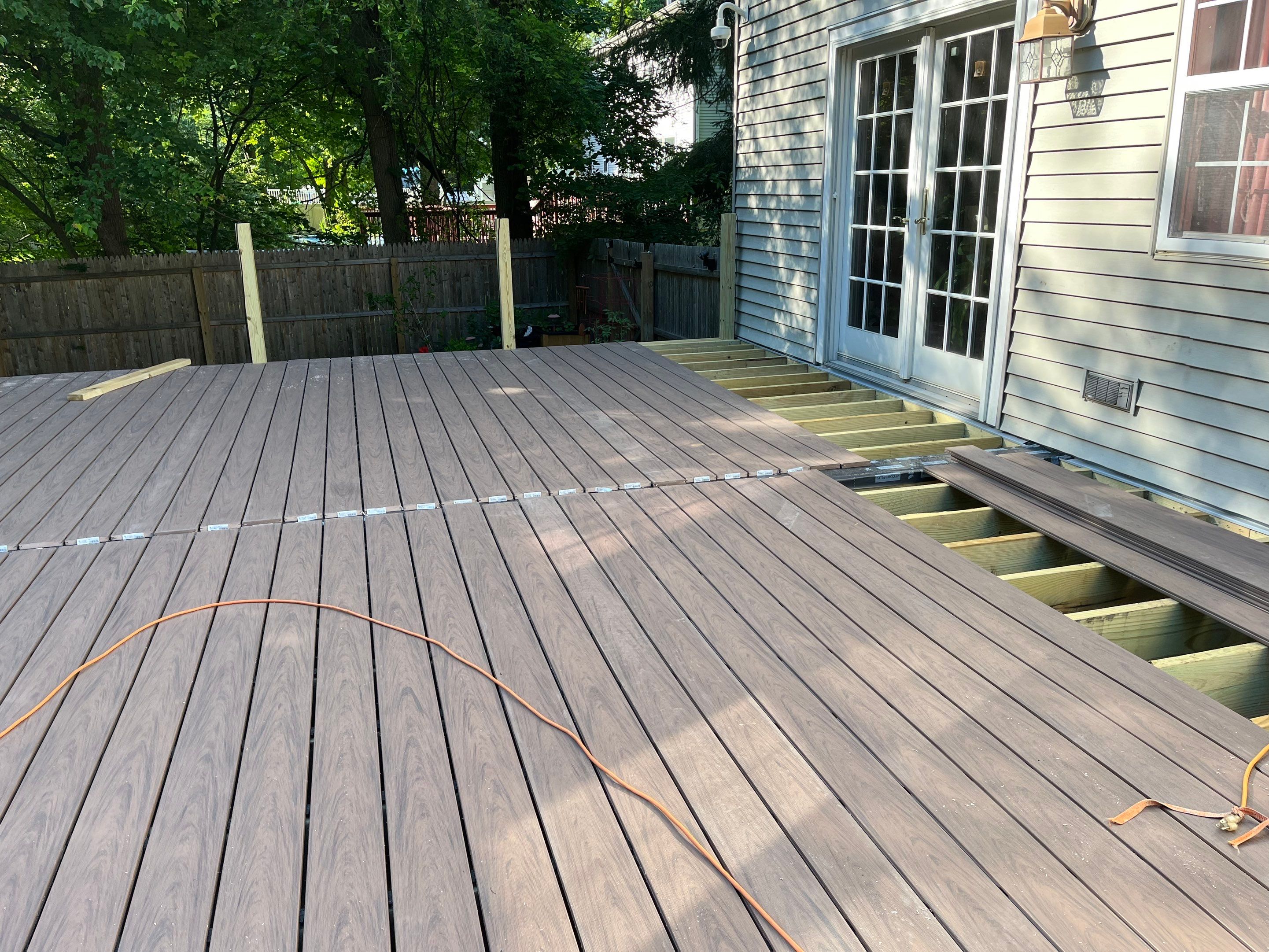 New Deck in Robinsville by deck guardian