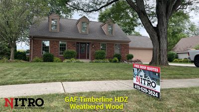  Residential Roofing Installation using GAF Timberline HDZ Weathered Wood