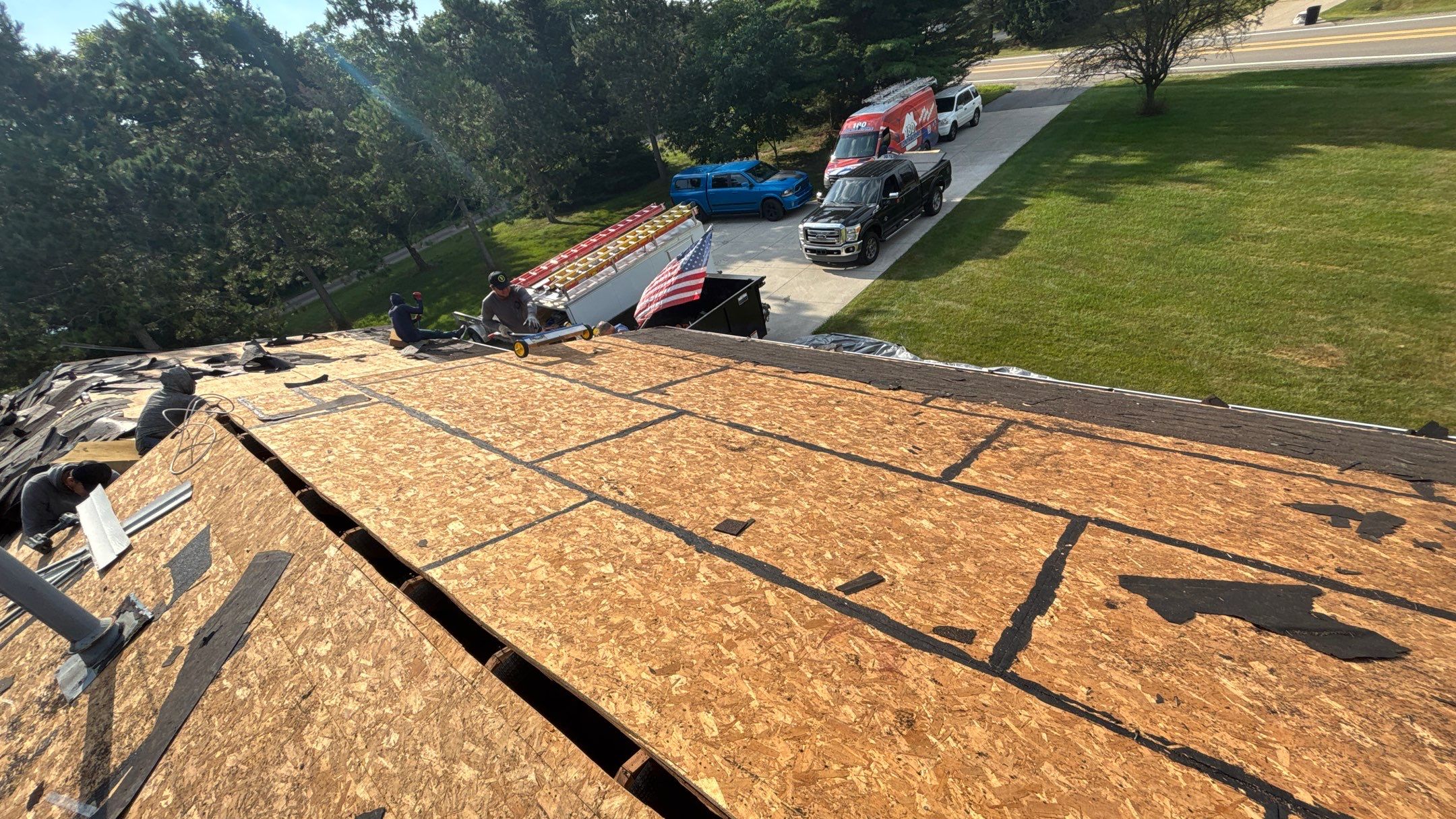 Roof Replacement using Owens Corning Onyx Black by 180 Contractors