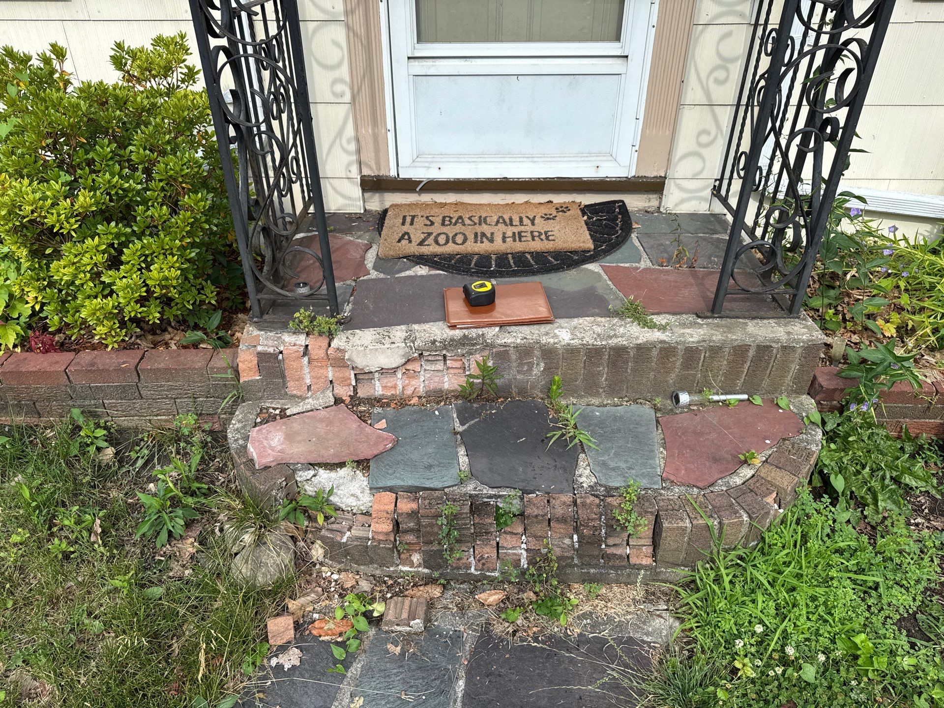 Broom Finish Porch and Walkway  by NG Masonry & Construction LLC