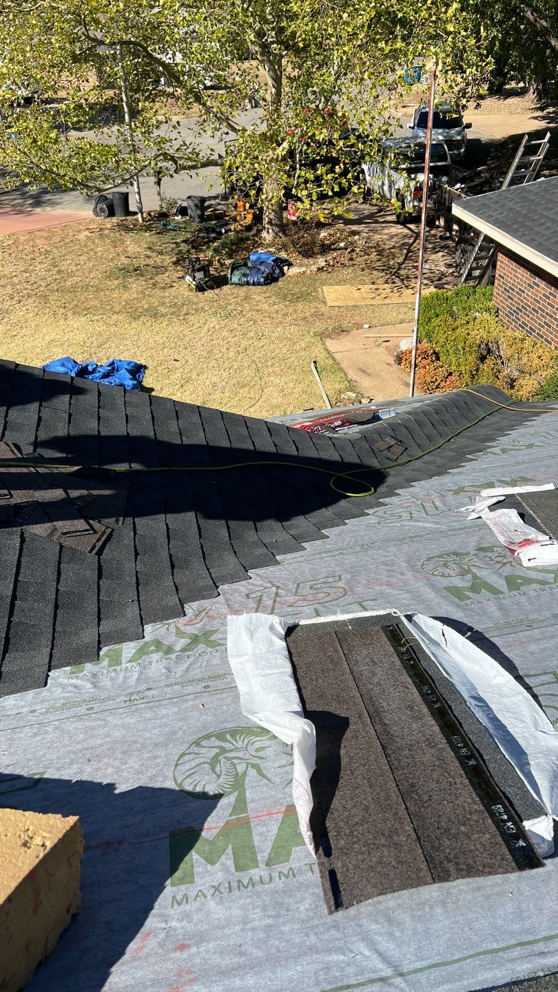 Residential Roofing Installation using GAF Natural Shadow  by A & H Roofing and Contracting