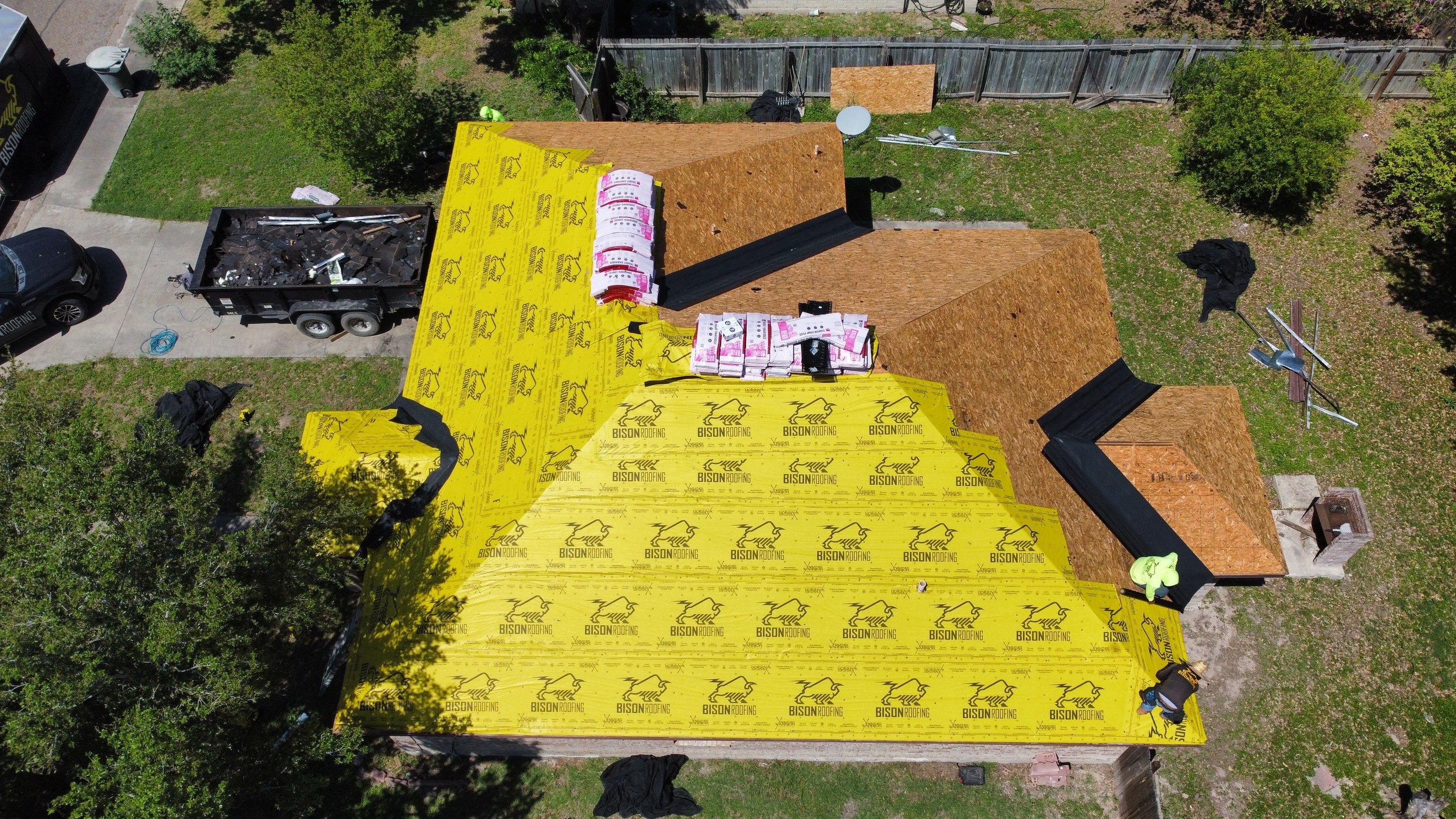 Project in San Juan by Bison Roofing  