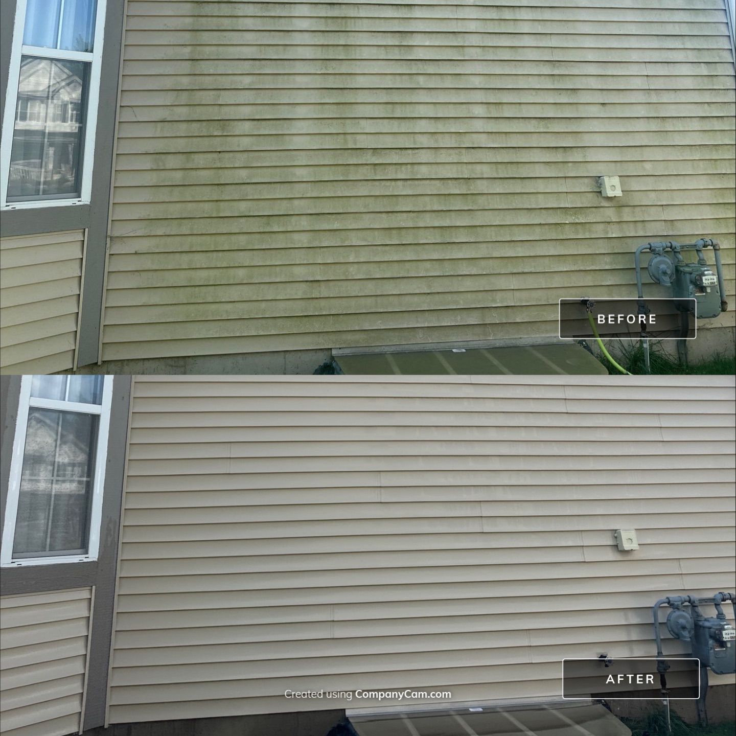 Project in Pingree Grove by Simmons Power & Soft Washing