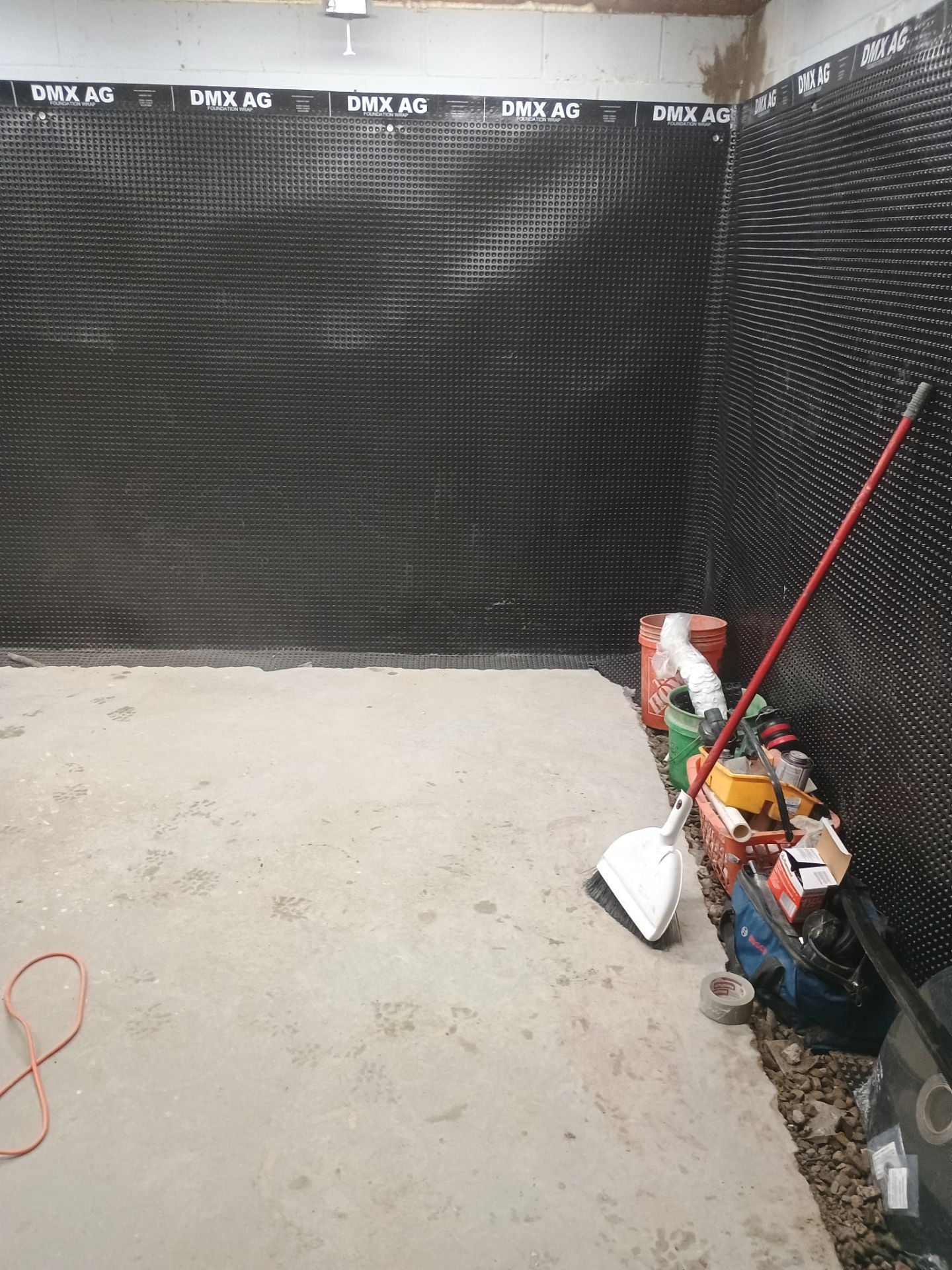 Depressurizing Denny's Basement Wall by Waterproofing Northeast