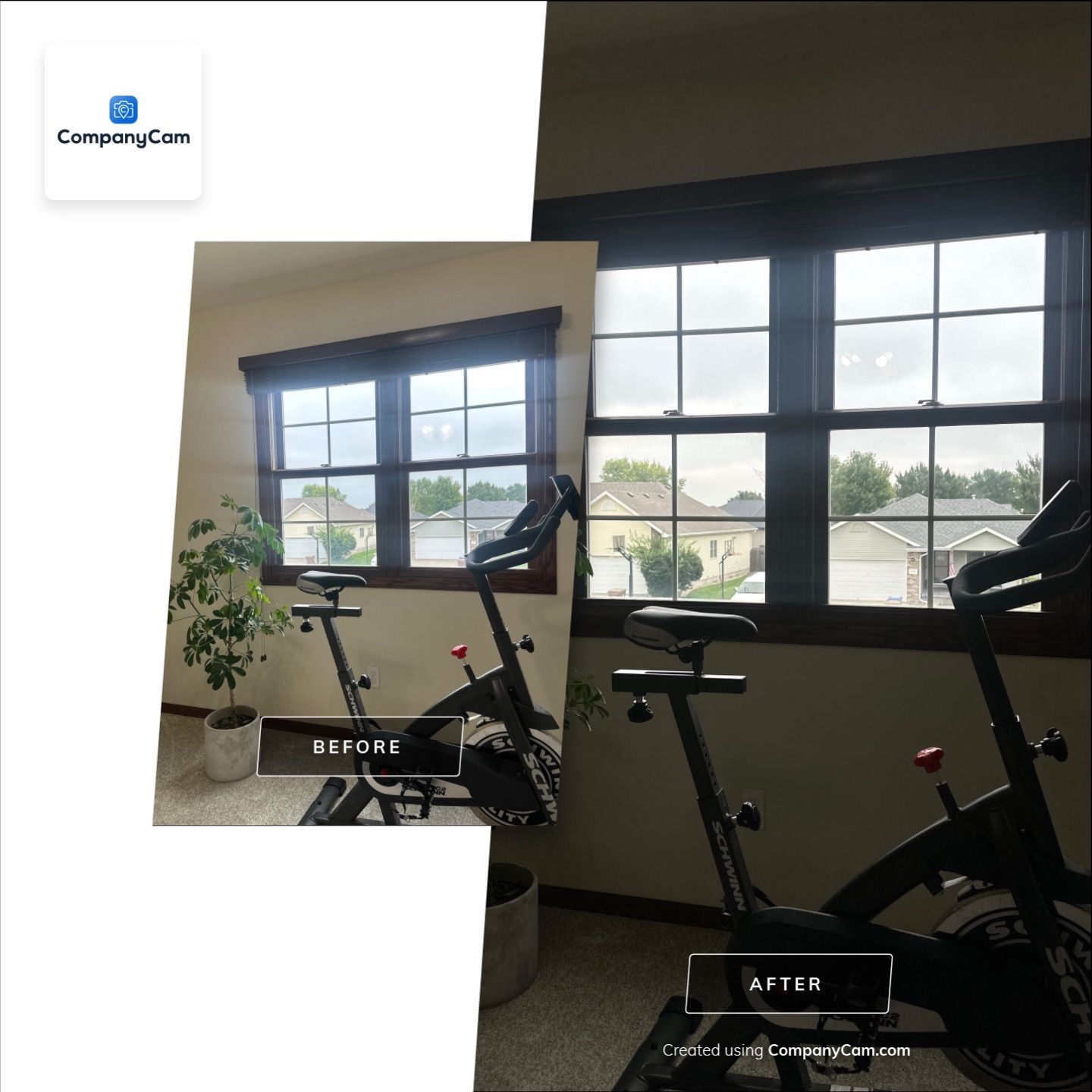 Interior Home Office and Fitness Room Update in Lincoln by CompanyCam Sales Demo