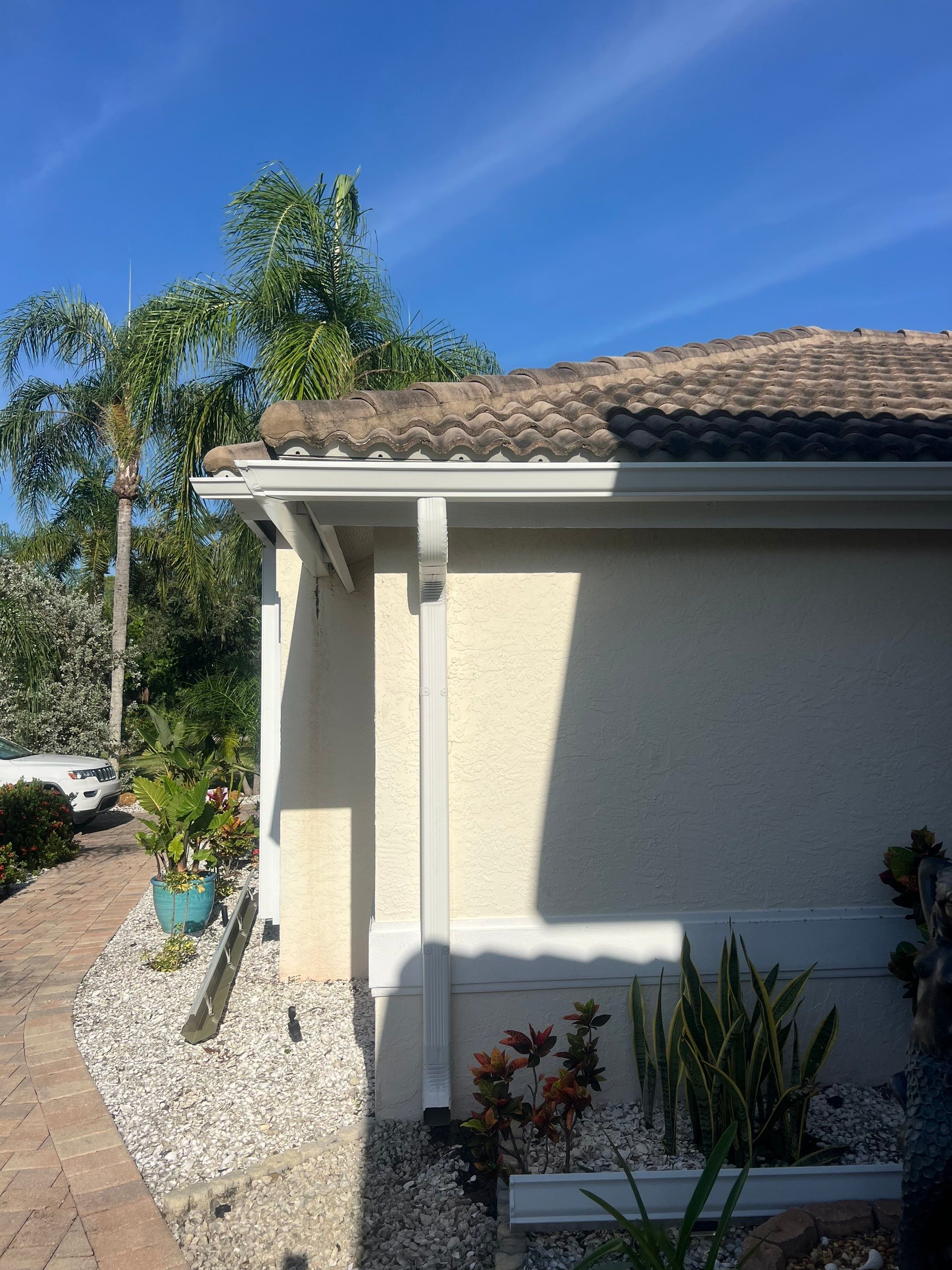 Downspout Installation in Sarasota FL by Gutter Professors