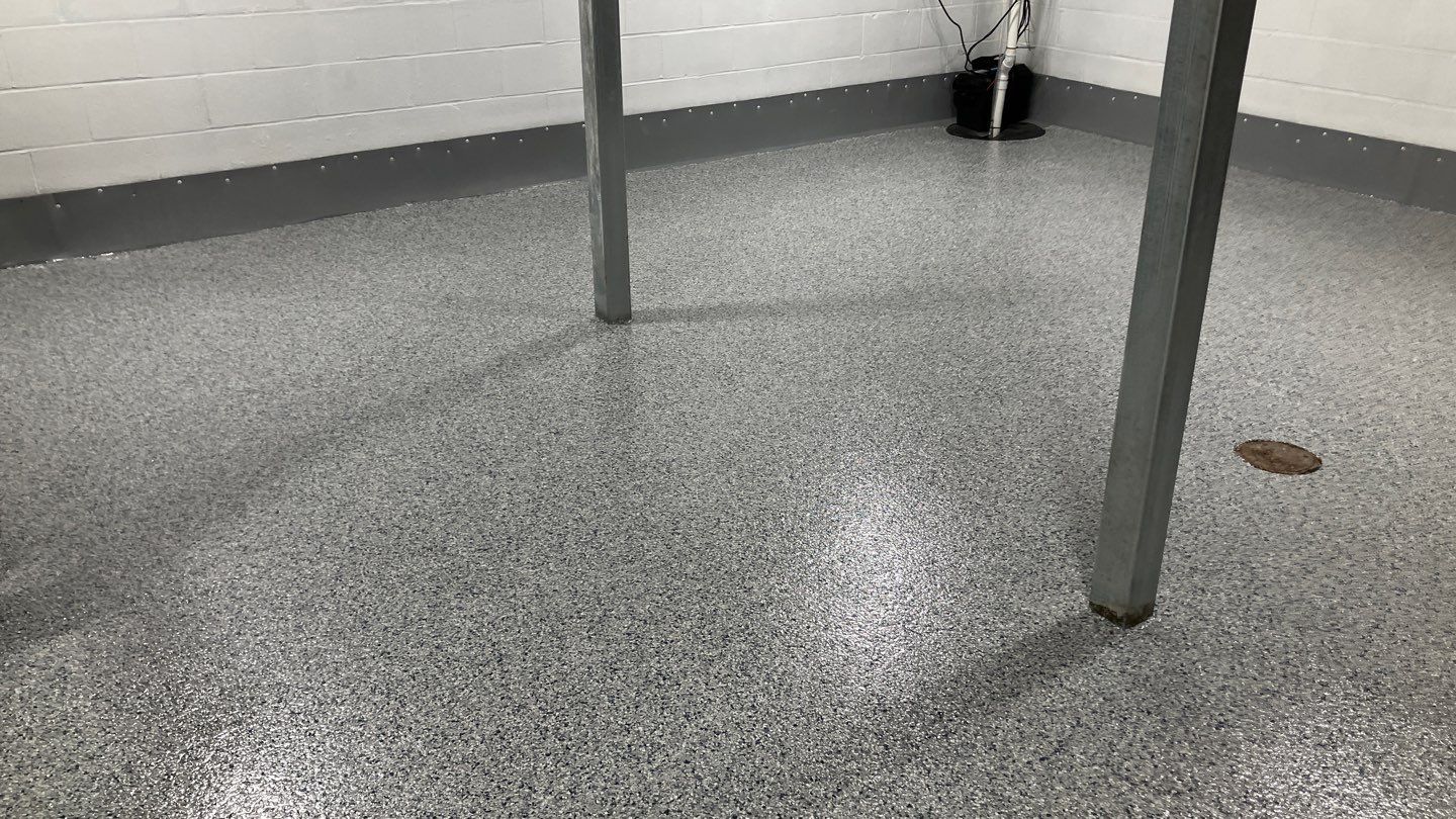 Basement floor coating and organization in Niles, MI! by Innovative Spaces / Innovative Concrete Coatings