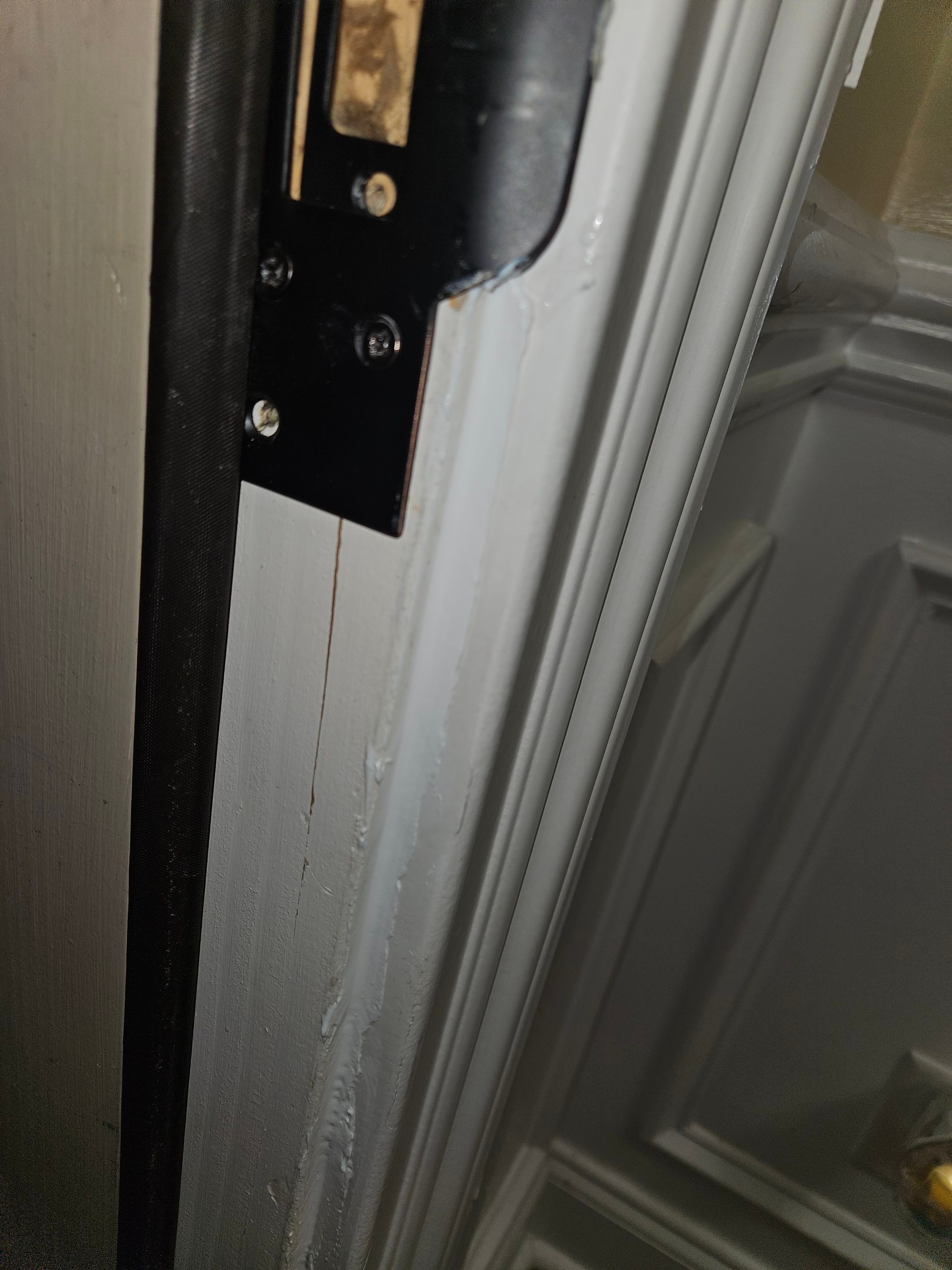 Drywall/door/frame repair and towel hanger installation by Swift Signings and Services LLC
