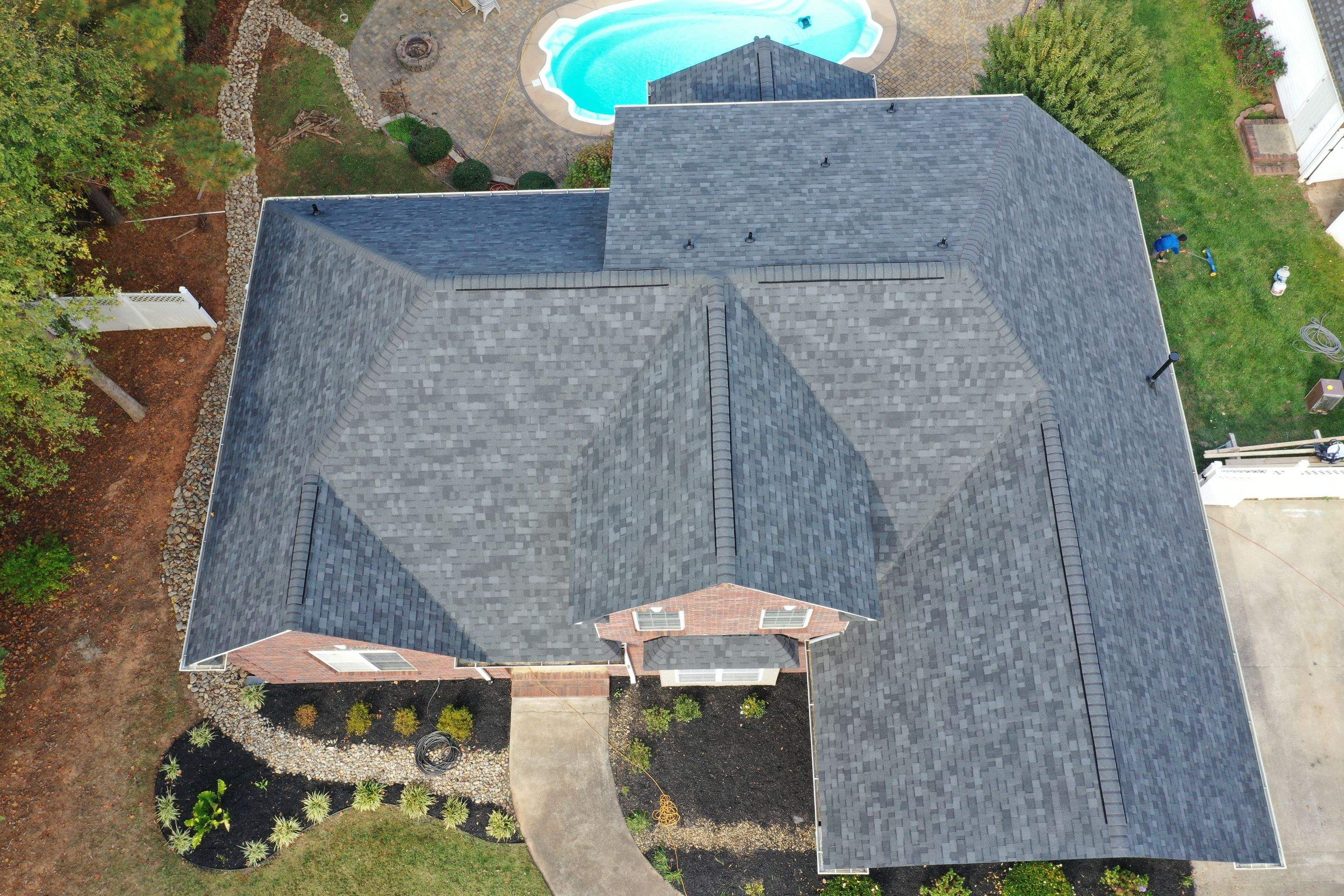 Residential Roof Replacement with Architectural Shingles in York, South Carolina by Merritt Roofing LLC