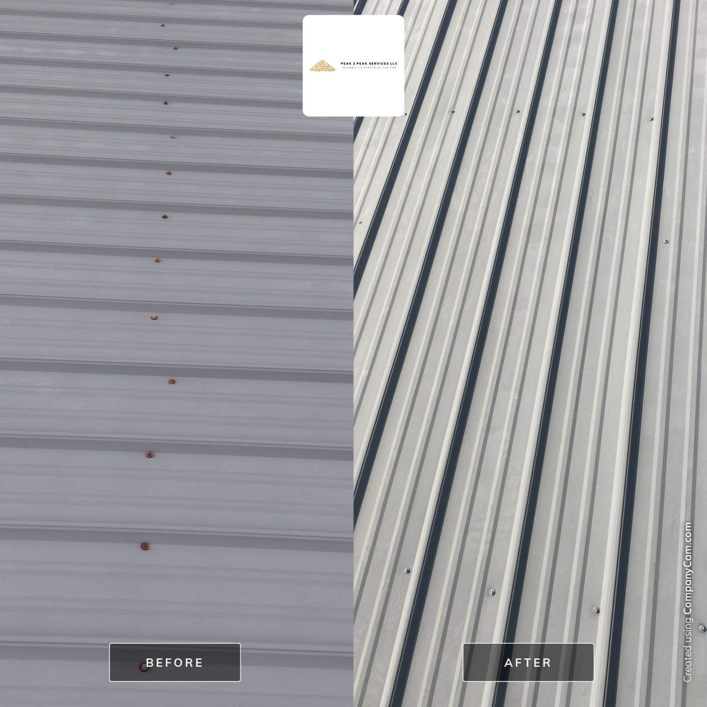 New Chimney Cap and Metal Roof Repair by Peak 2 Peak Services LLC