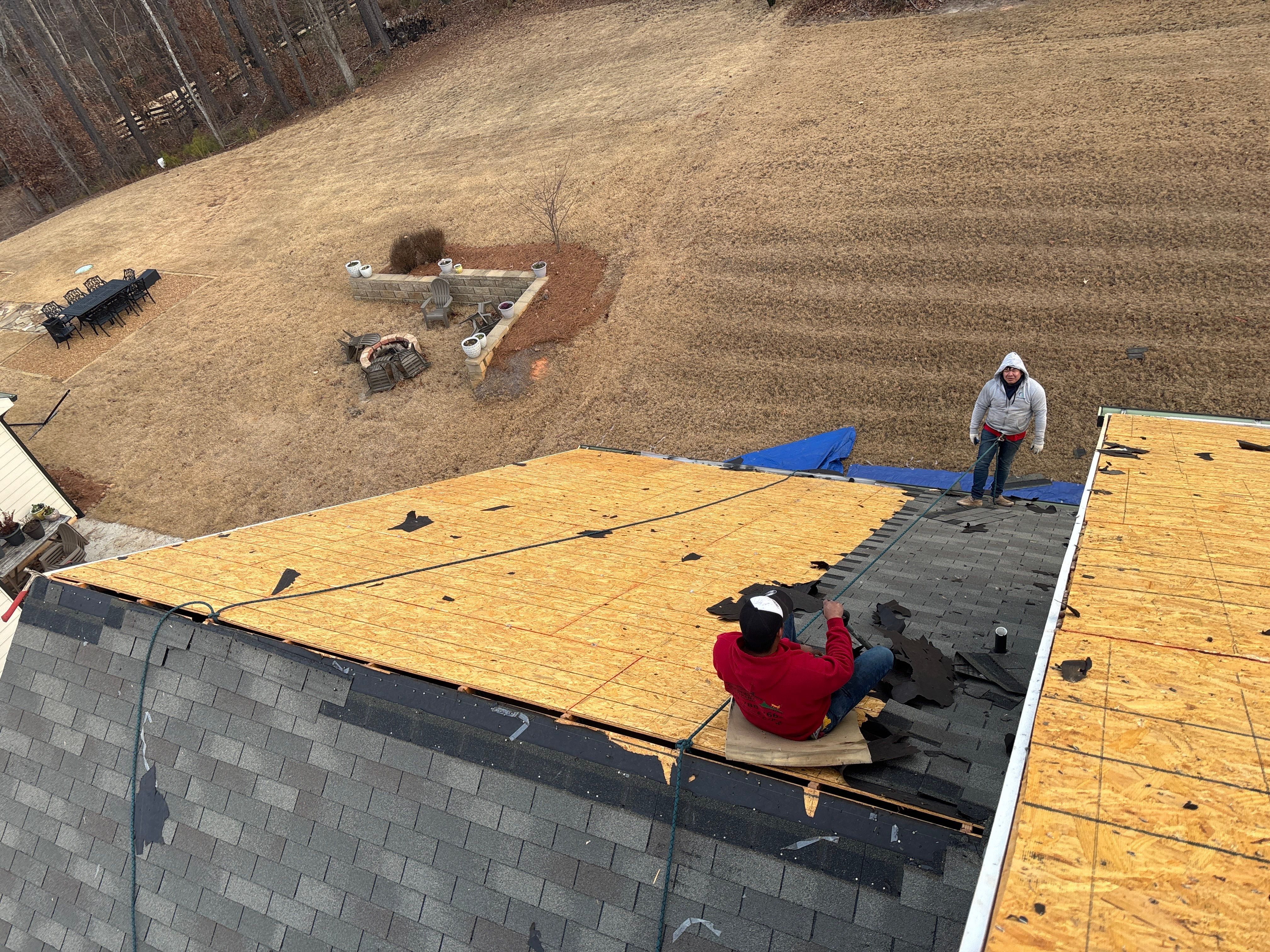 Wind damamge  by Deerfield Roofing LLC
