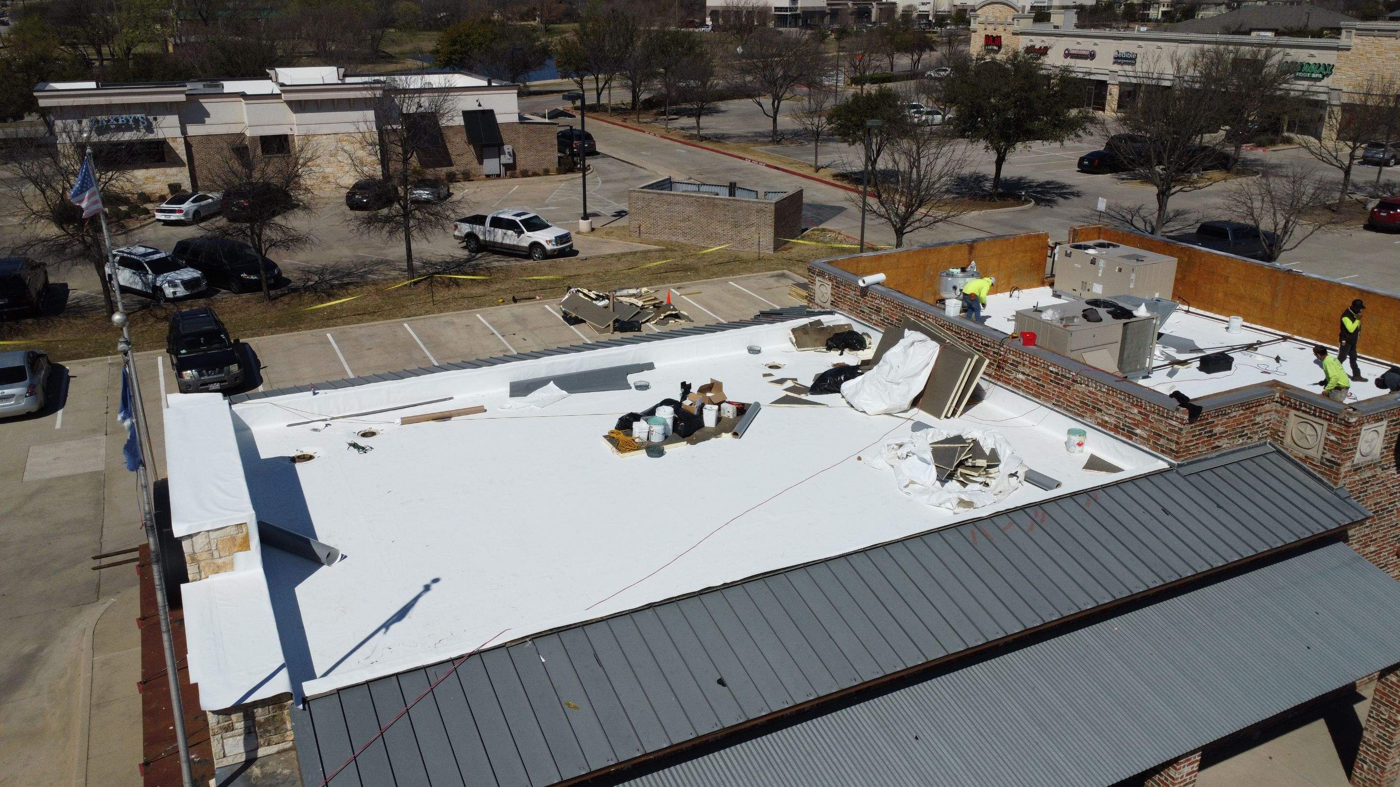 TPO Commercial Roofing Installation by 3:16 Roofing and Construction