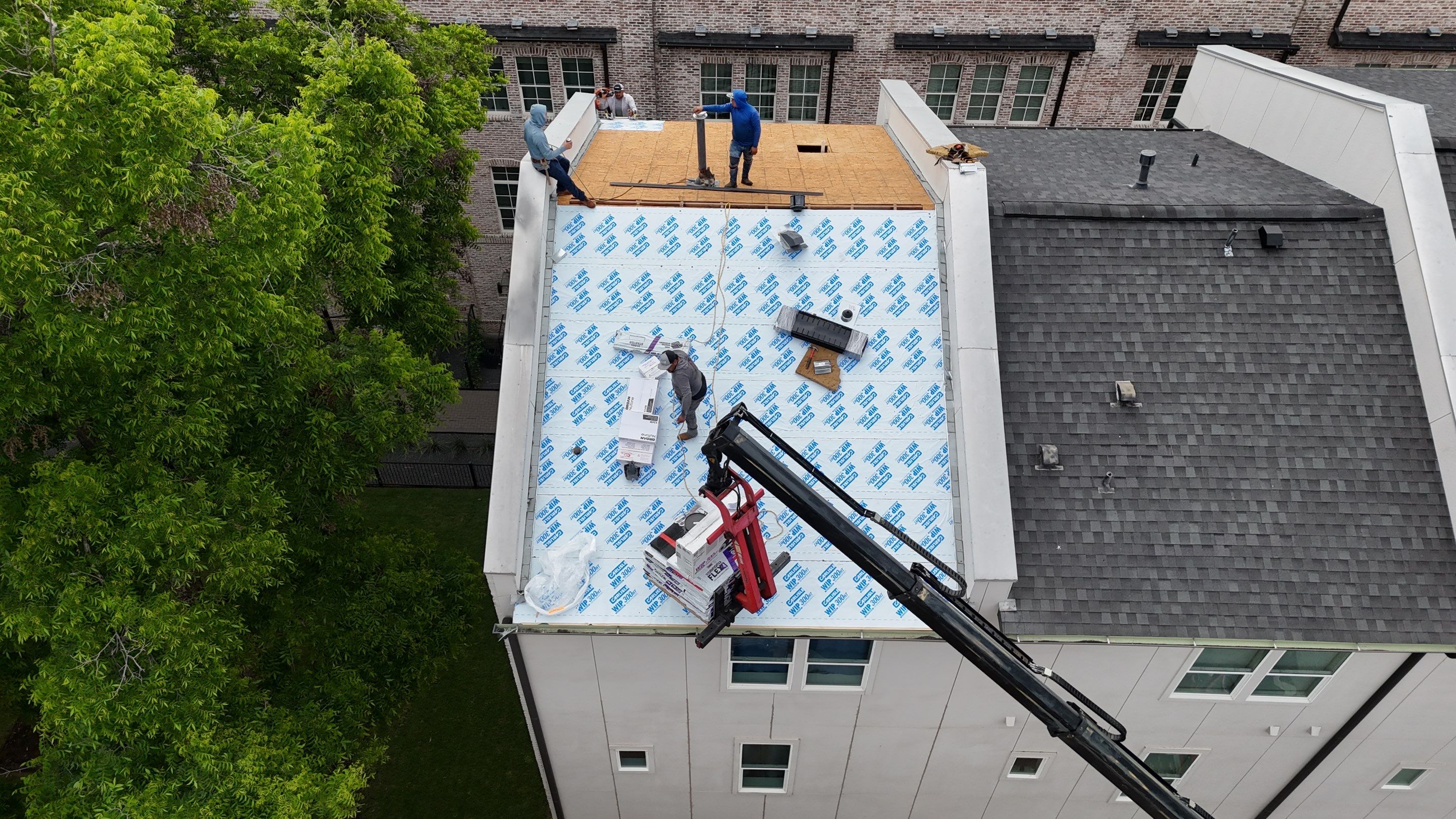 Residential Roof Replacement using TAMKO -  Stormfighter IR - Rustic Black by Action Exteriors Austin
