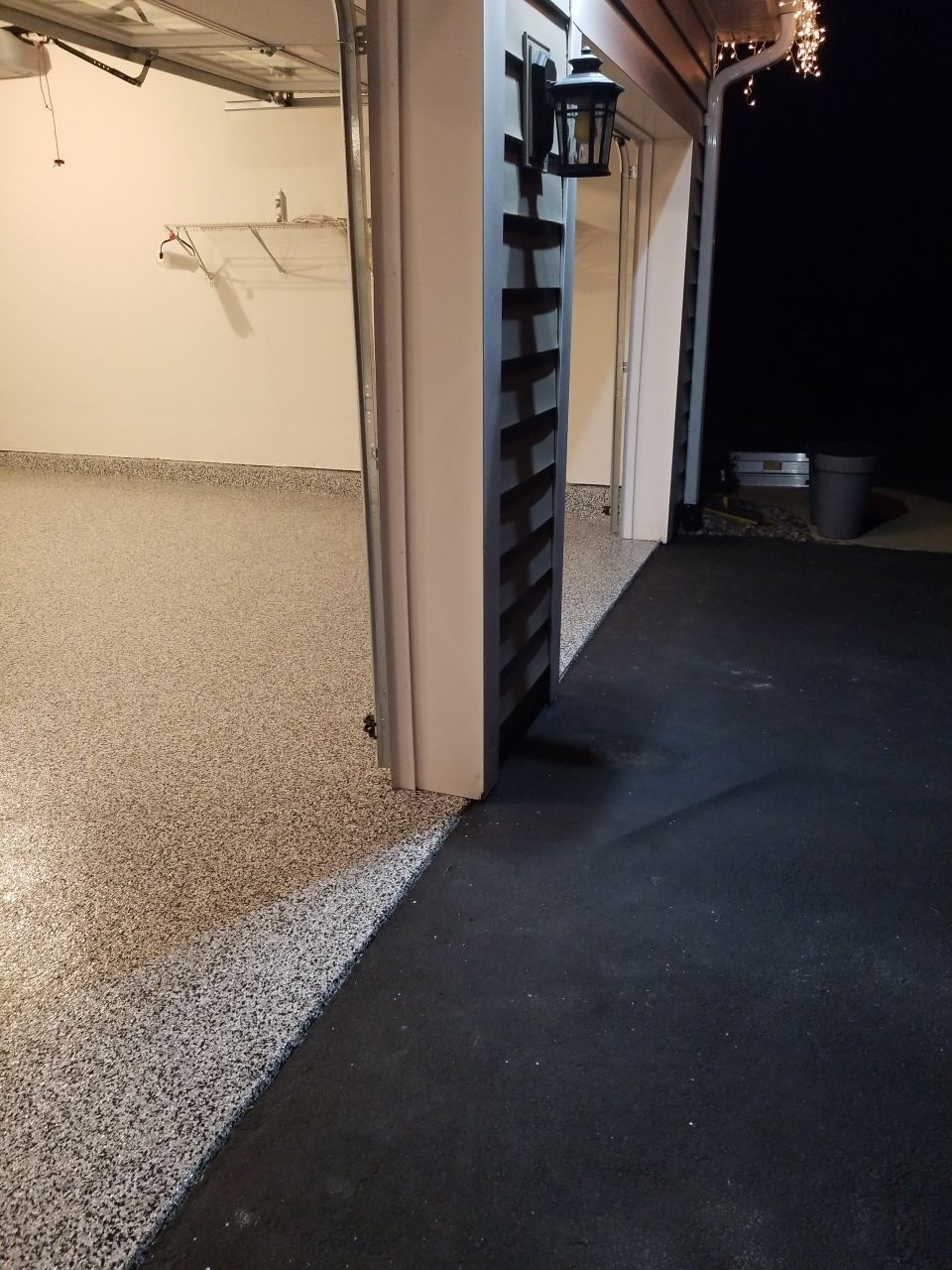 Garage Floor in Domino by Spectrum Painting, LLC