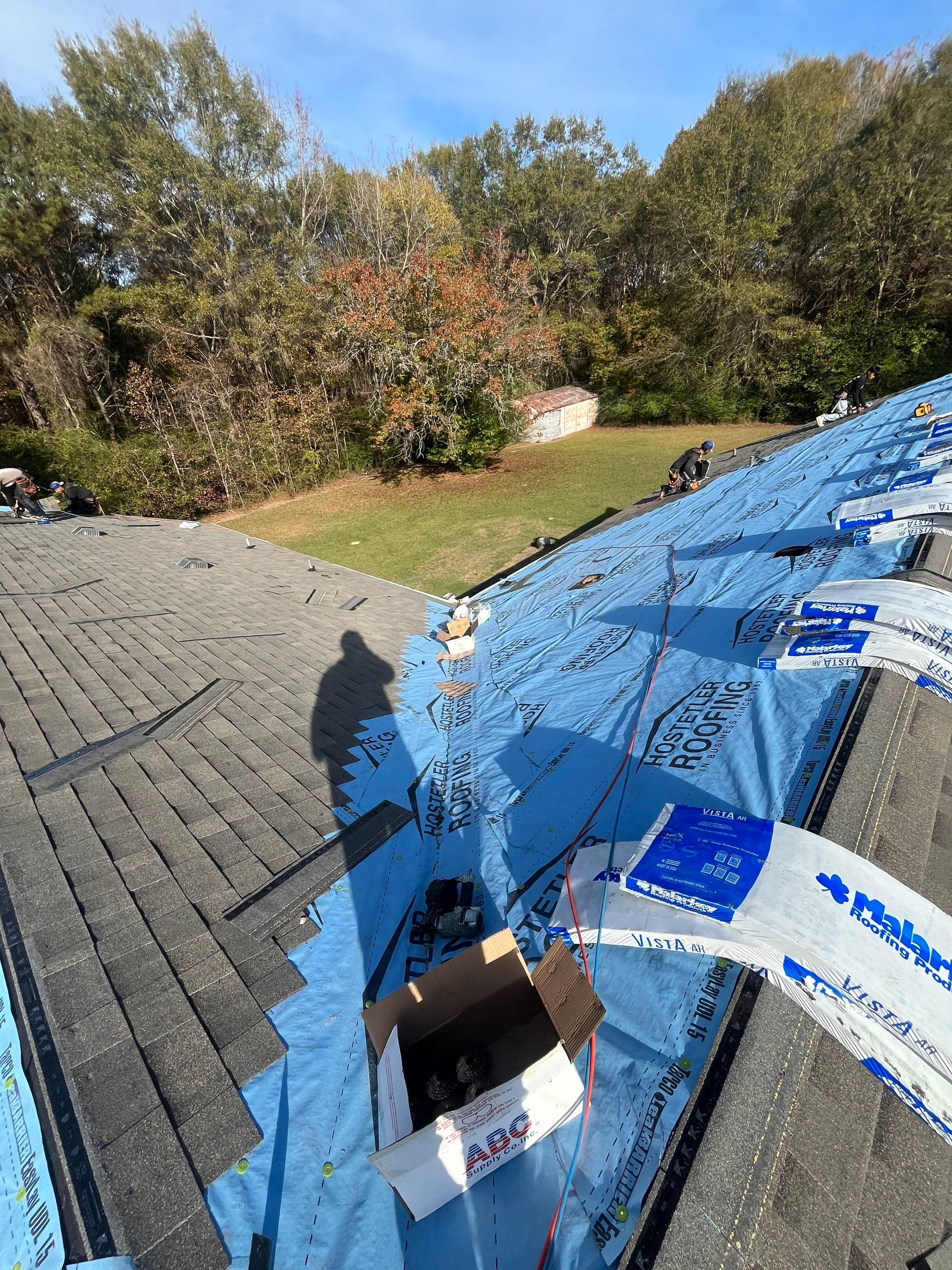 Residential Roofing Repair using Malarkey Vista: Weathered Wood  by Hostetler Roofing