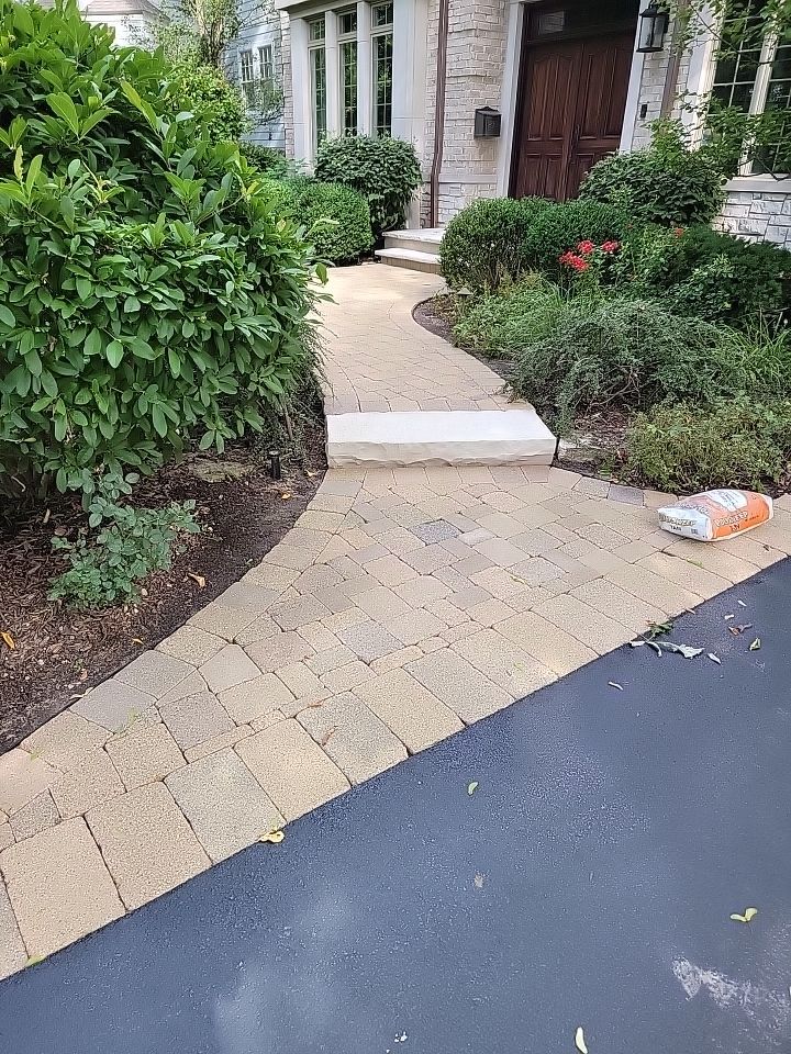 Brick paver clean, sand and seal.  using surebond SB-8700 by Northern Power Washing LLC.