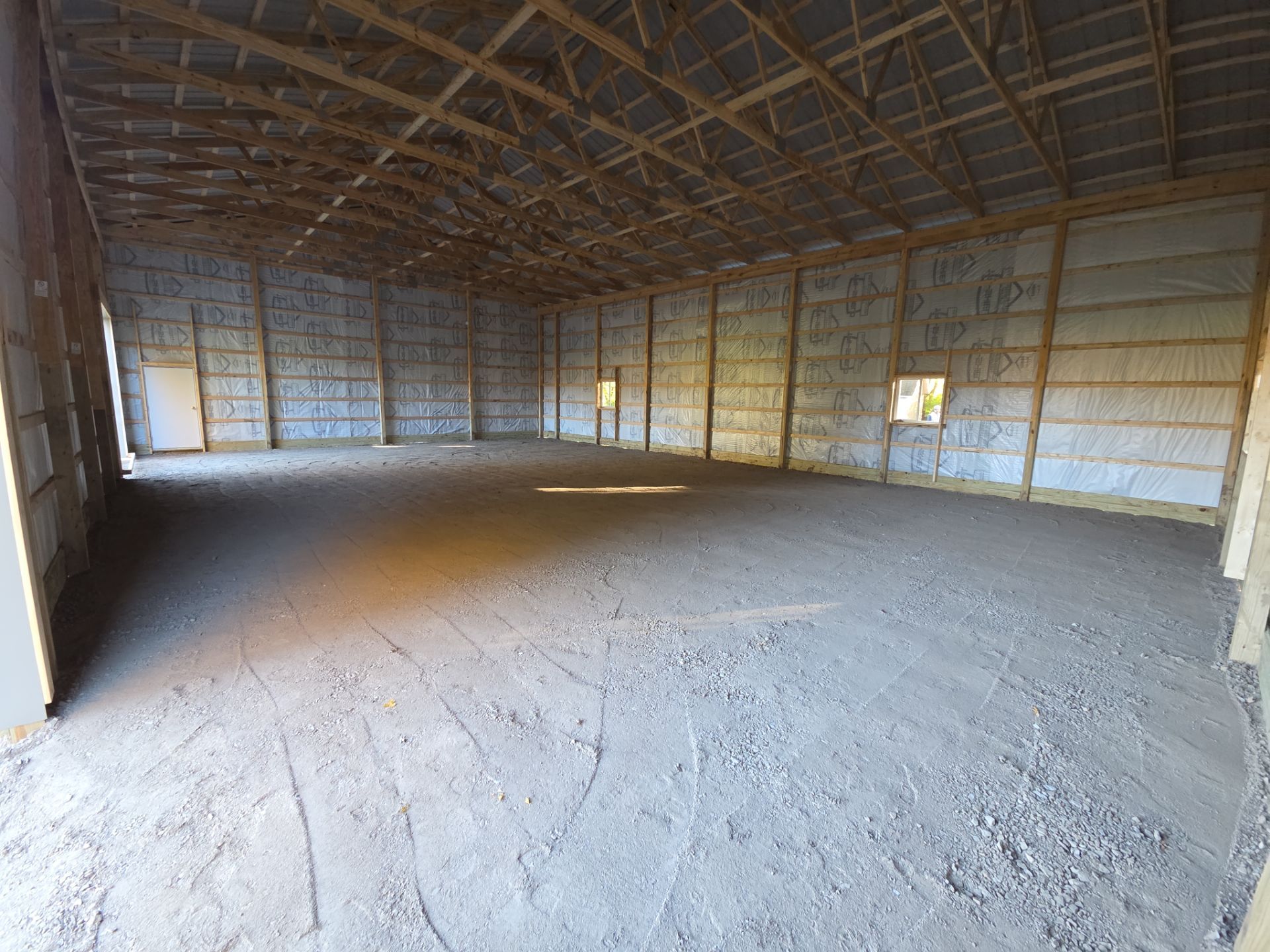 40'x60'x16' Pole Barn by The Barn Builders
