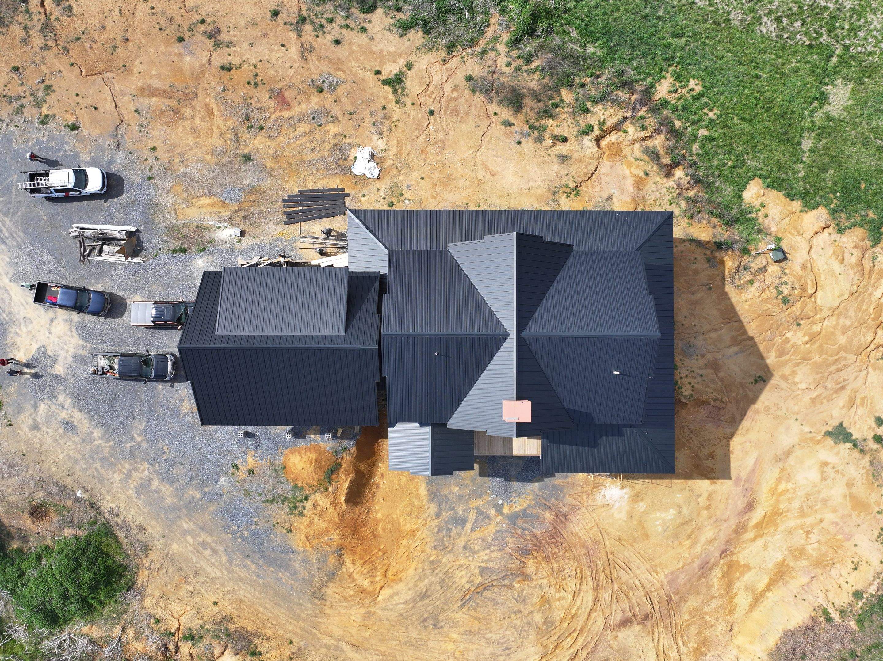 Black Frost Standing Seam by Omnia Roofing