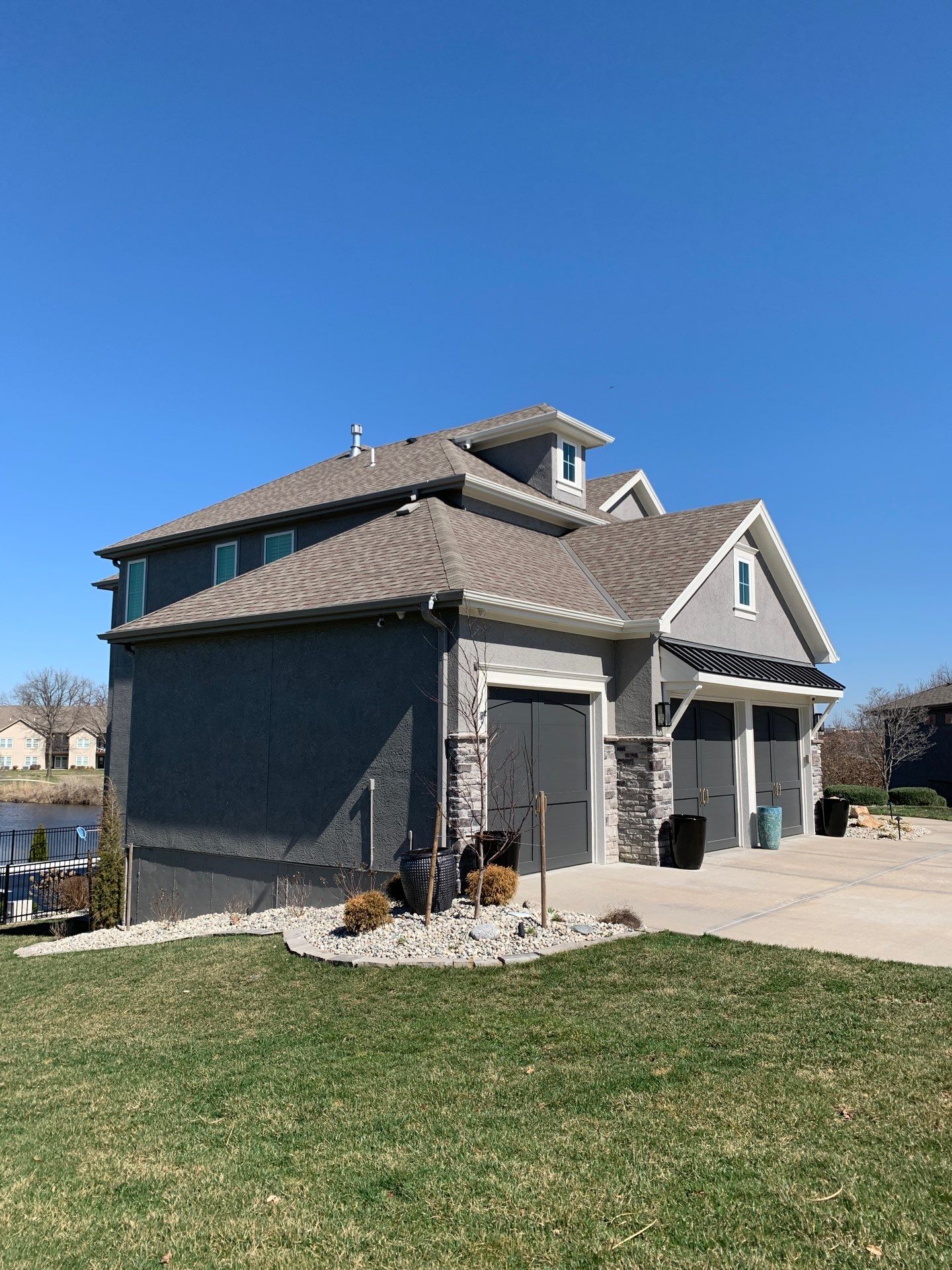 Hail Damaged Roof replacement in Staley Farms  by EEC  Windows, Siding & Roofing 