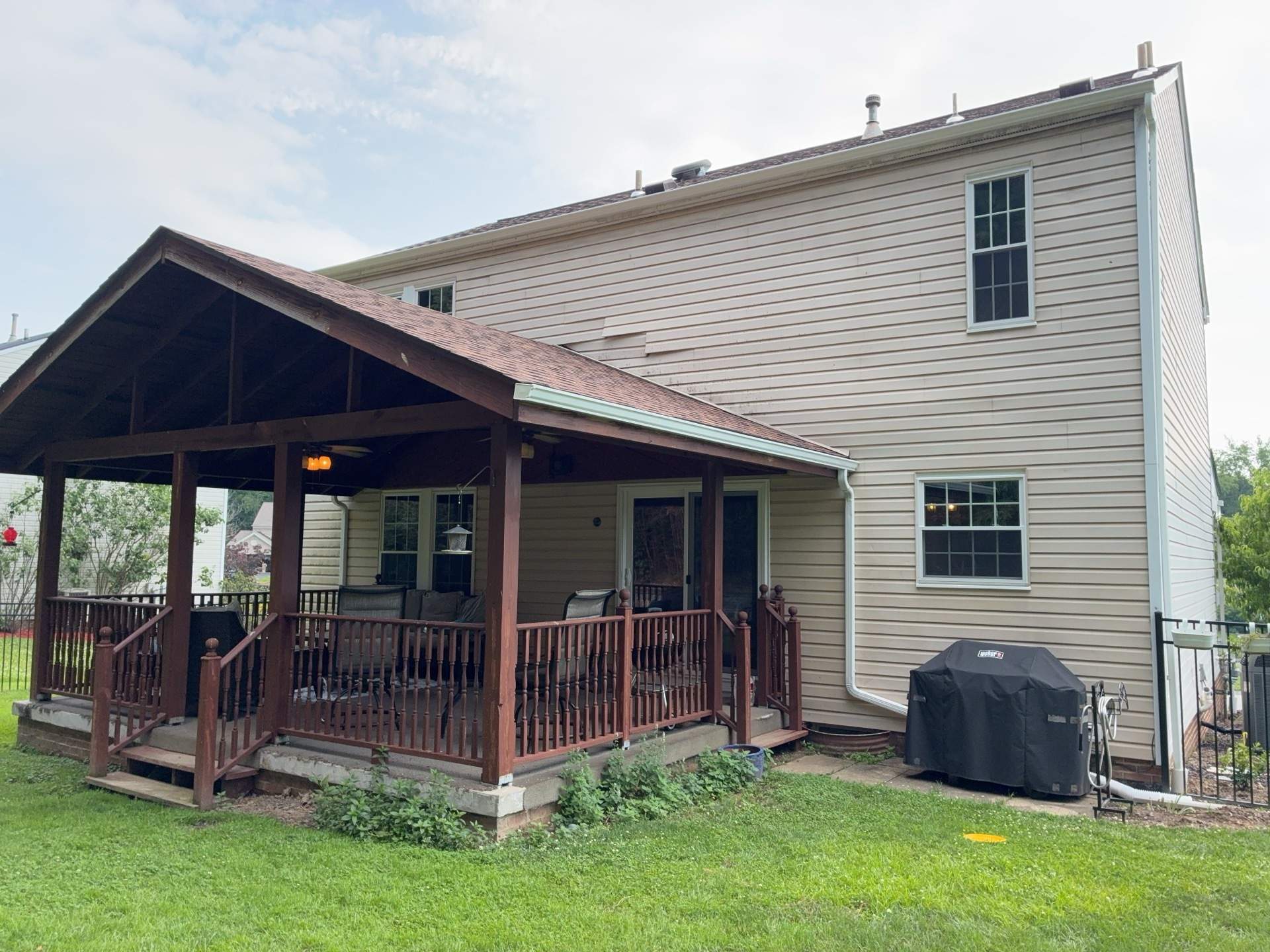 Full House Siding Renovation with Tyvek Wrap in South Park by Ideal Siding Pittsburgh