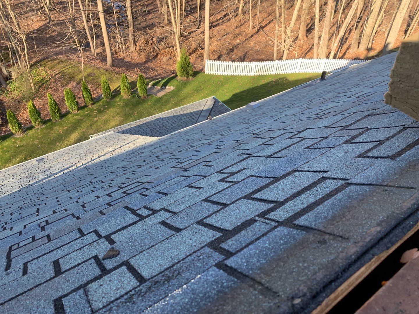 Residential Roofing Installation using Owens Corning TruDefinition Onyx Black by A Plus Exterior