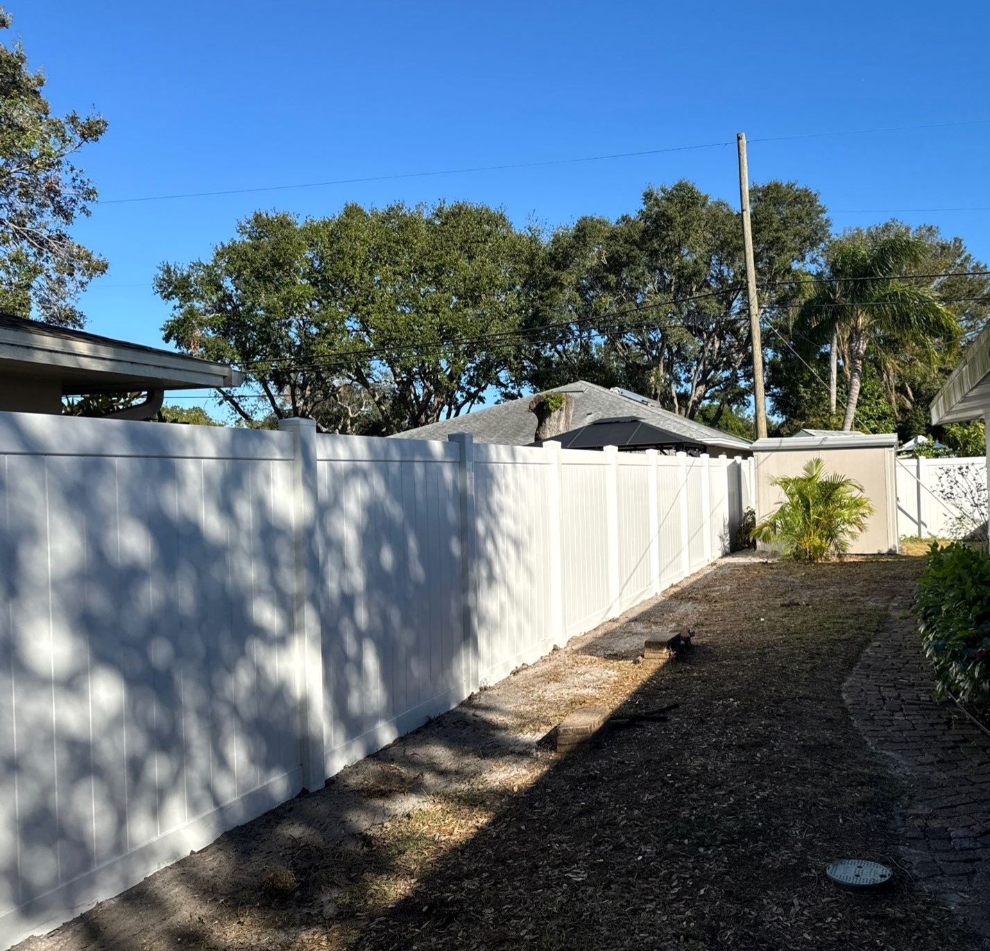 Vinyl Fence Installation using 6Ft White Vinyl Fence with a 4Ft White Picket Fence by Asap fence and gates, LLC