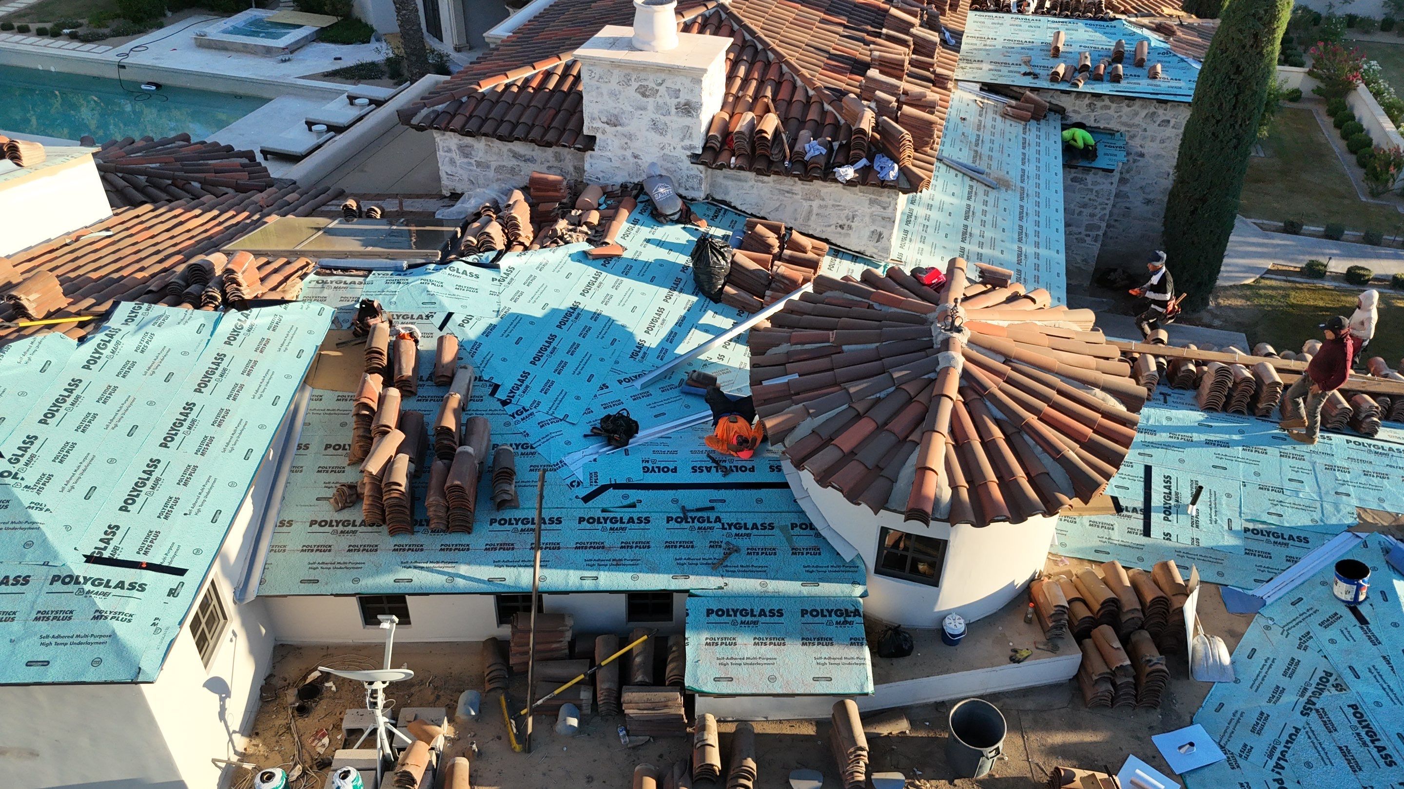 Project in Paradise Valley, AZ by Saint Roofing