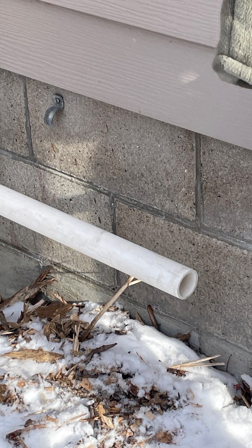 Drain tile for Kael in New Brighton by Waterproofing Northeast