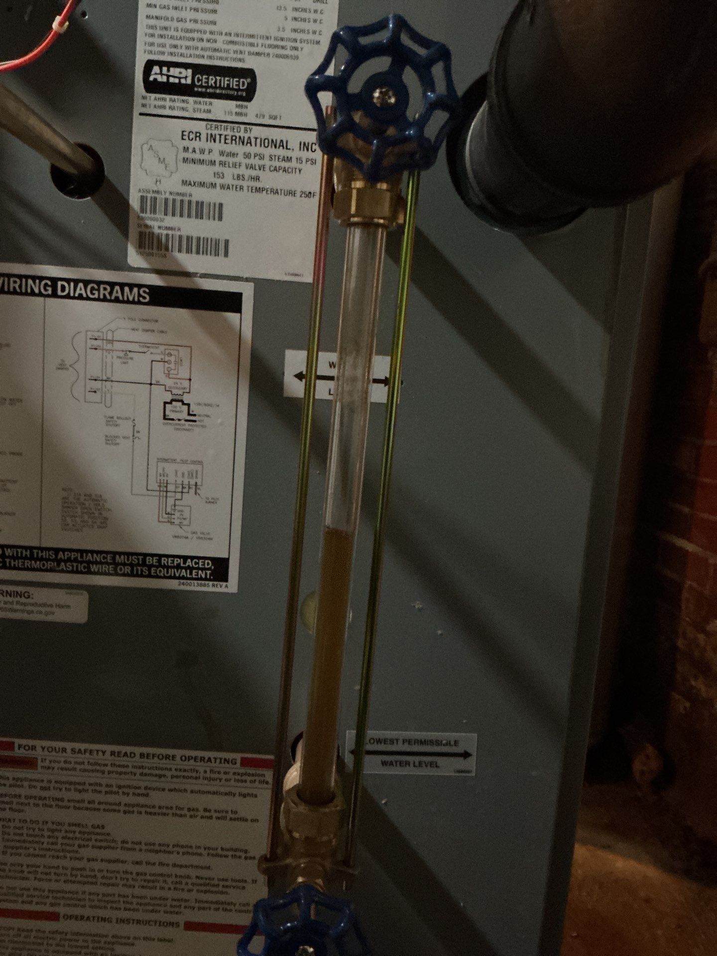 Steam Boiler Install In Strasburg by Elemental Heating and air conditioning LLC