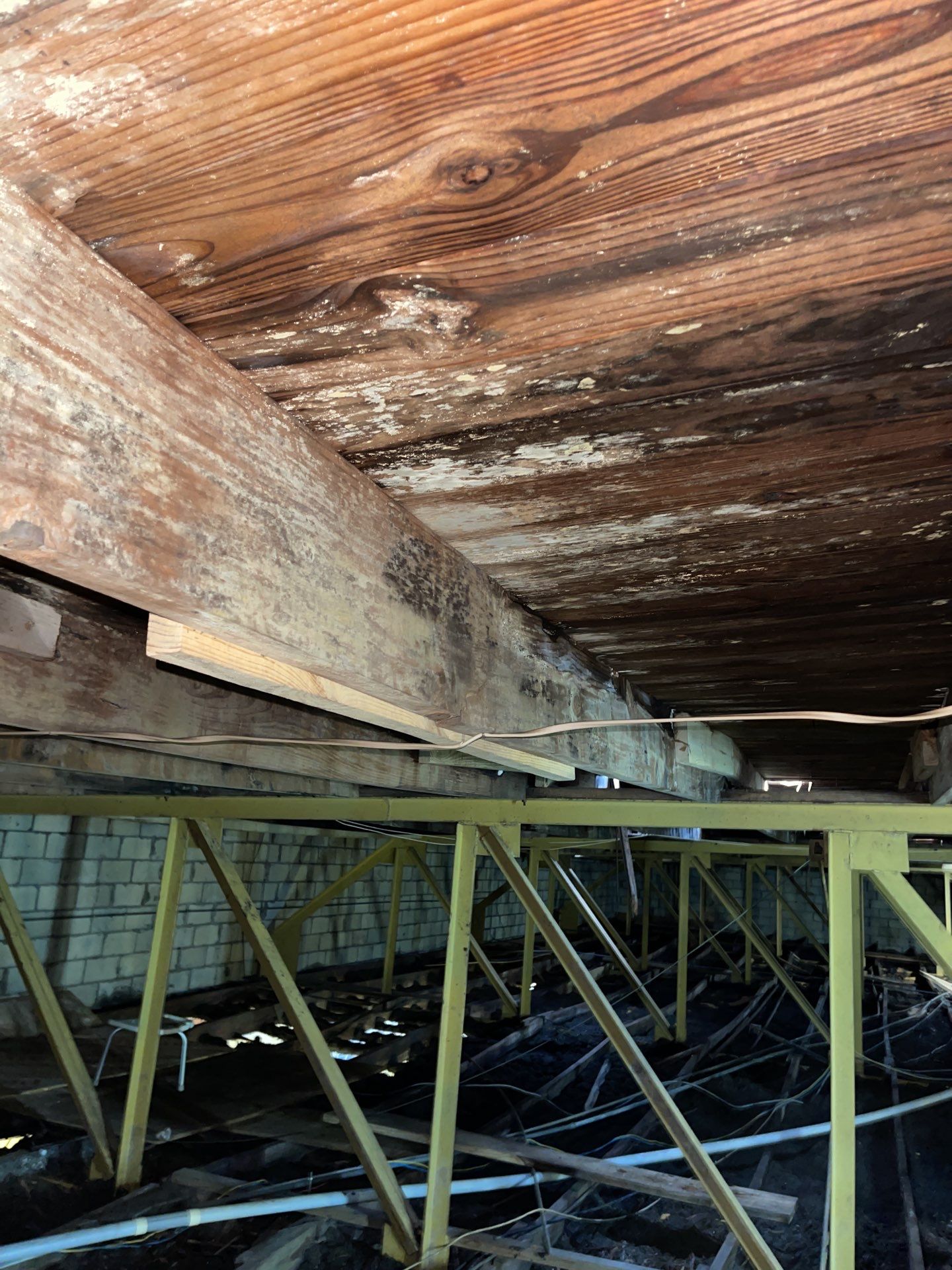 truses repair and new deking  by Xtreme interior company LLC