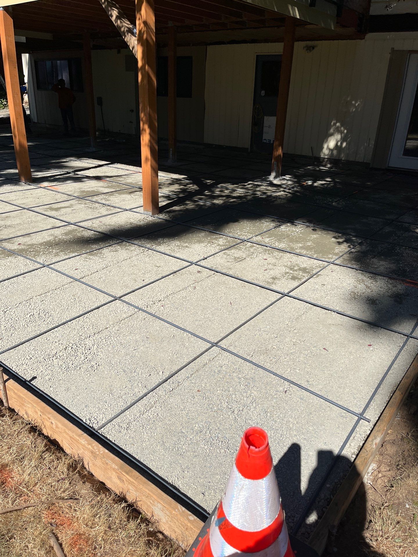 Concrete Back Patio Renovation | Edmonds  by Jireh Asphalt & Concrete Inc 