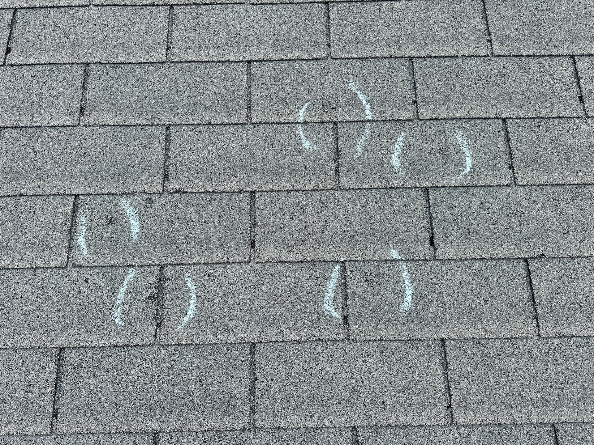 Solid Hail Damage - 3 Tab by Paragon Roofing