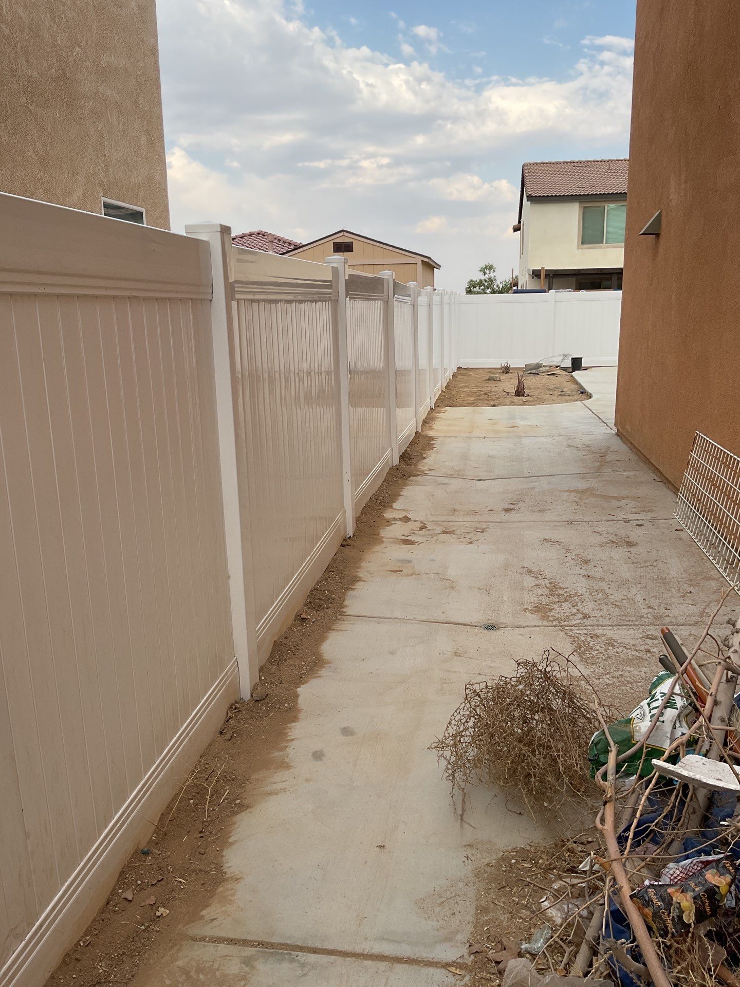 Fence Installation using Vinyl by Fence Guys Inc. 