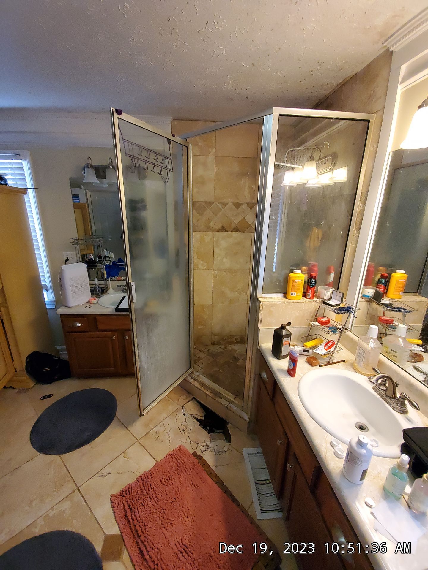 Bathroom Remodel using Soaker tub, vanities, tile, new shower by Baxter Professional LLC