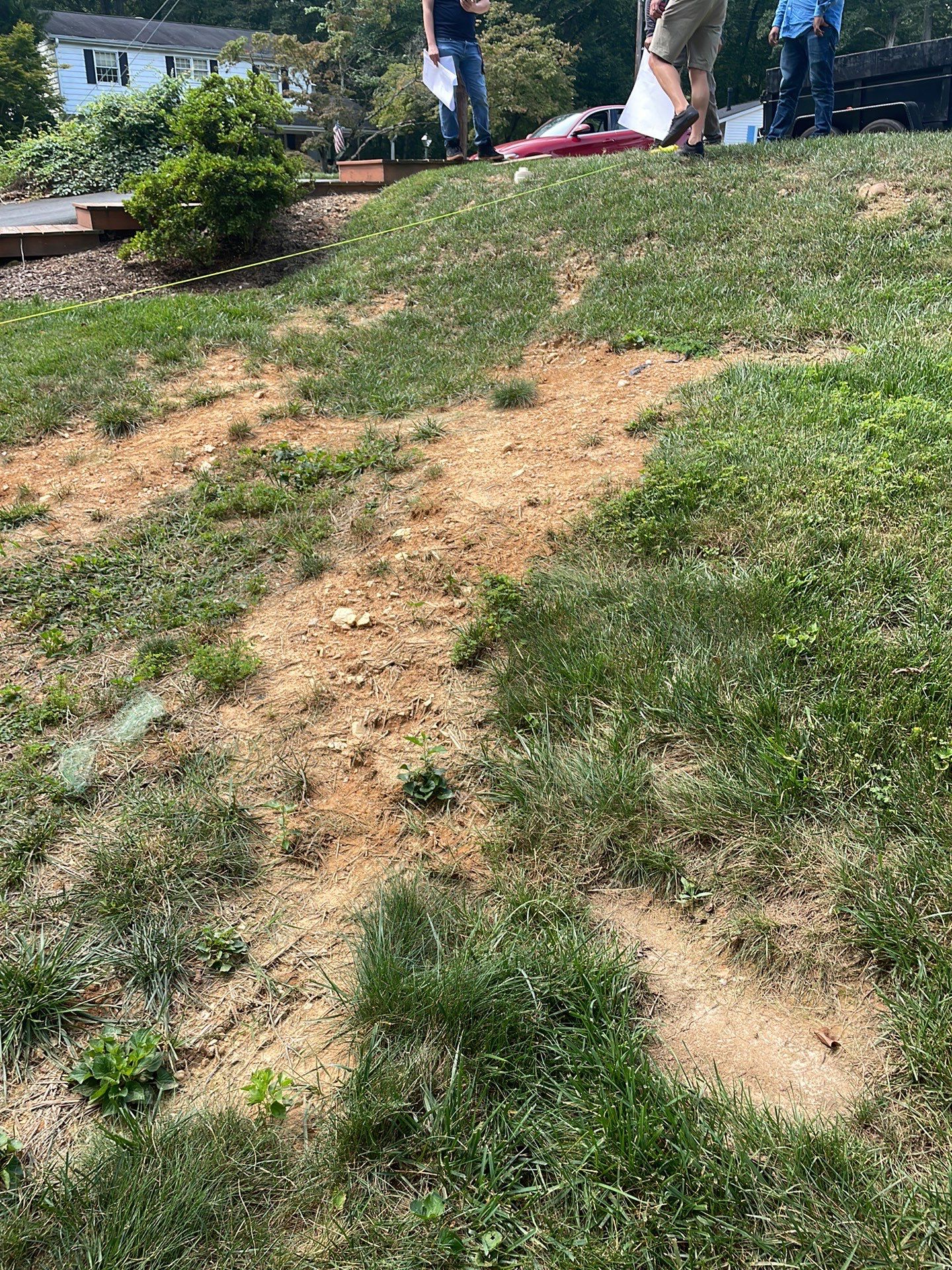 New walkway with stairs and a new front porch by Fairfax Contractors, LLC
