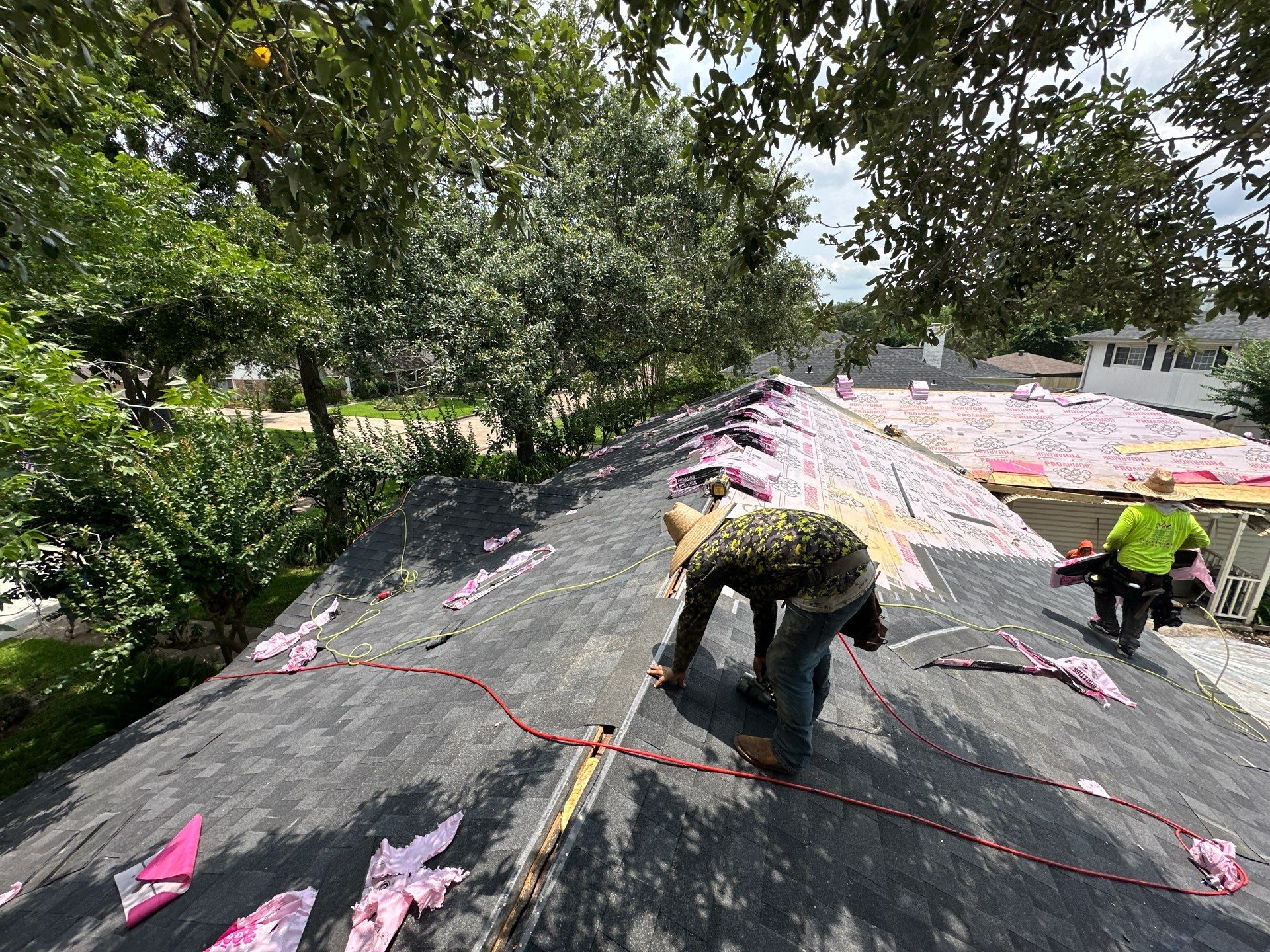 Project in Houston by Motion Roofing