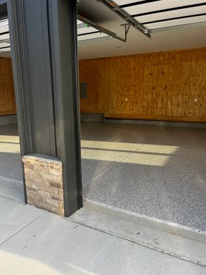 Garage Floor Coating using Coyote